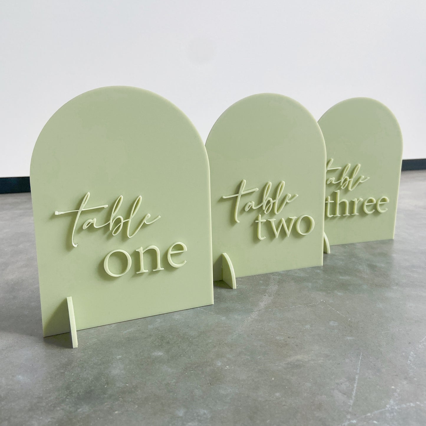 Eucalyptus Table Numbers