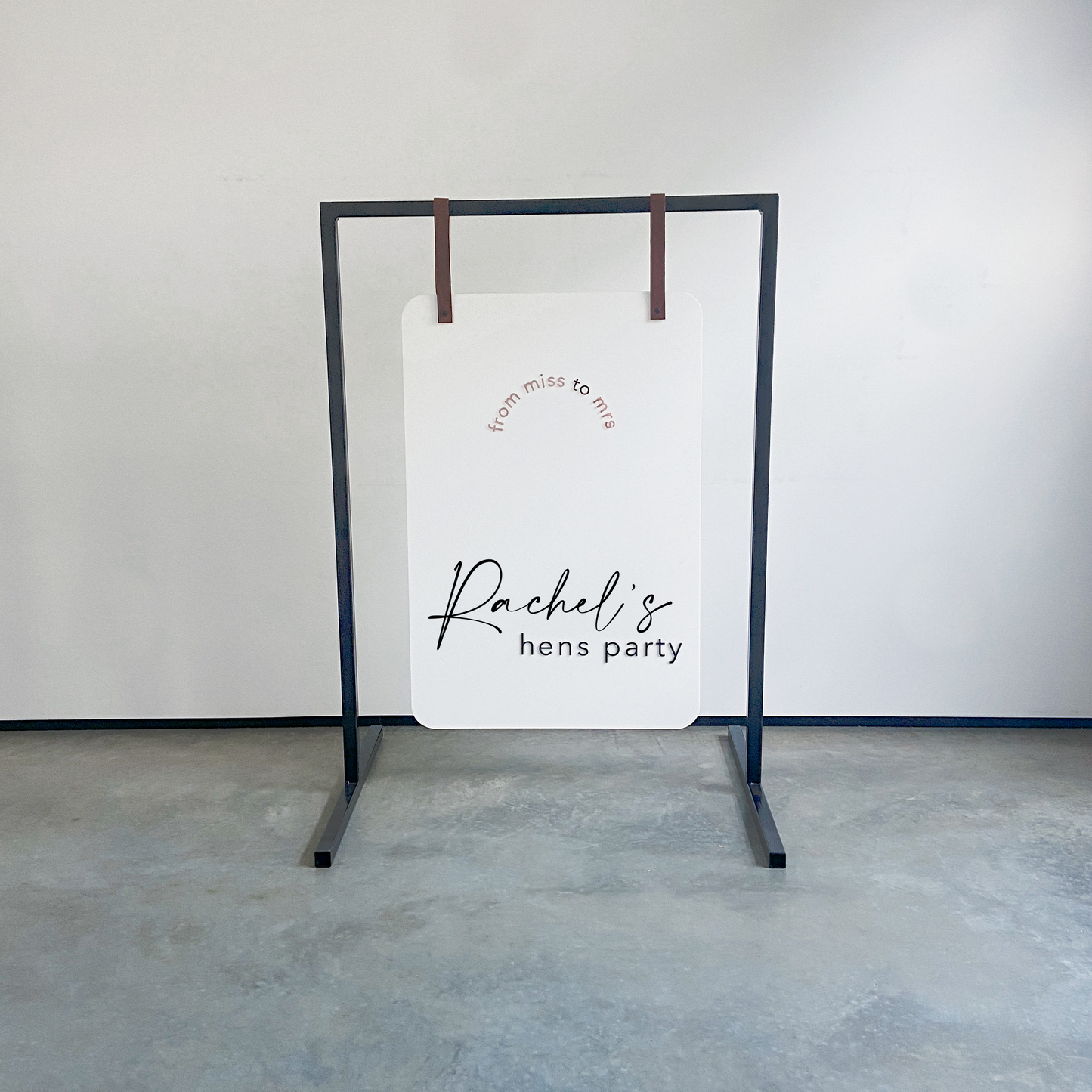 Personalised Hens Sign