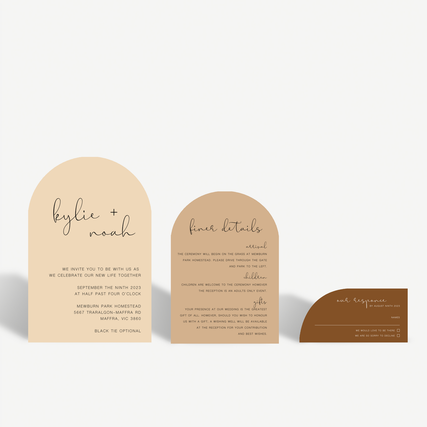 Charlee - Complete Stationary & Signage Set