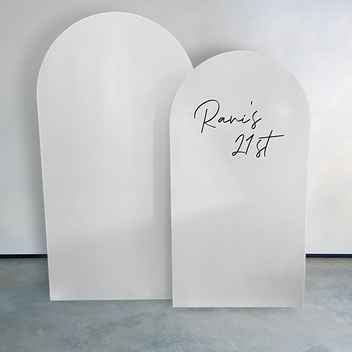 Two Piece Arch Backdrop Set