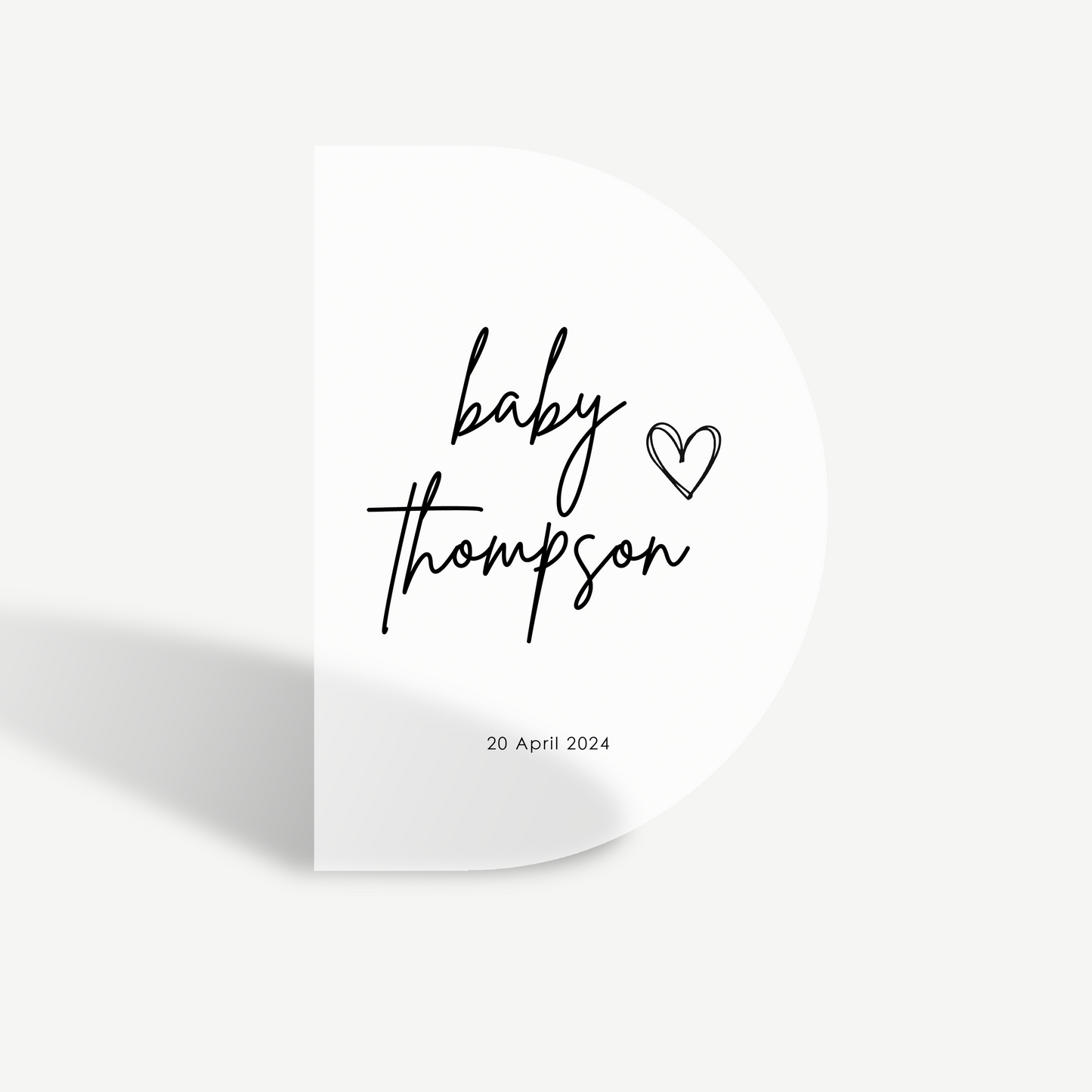 Mila | Baby Shower Sign