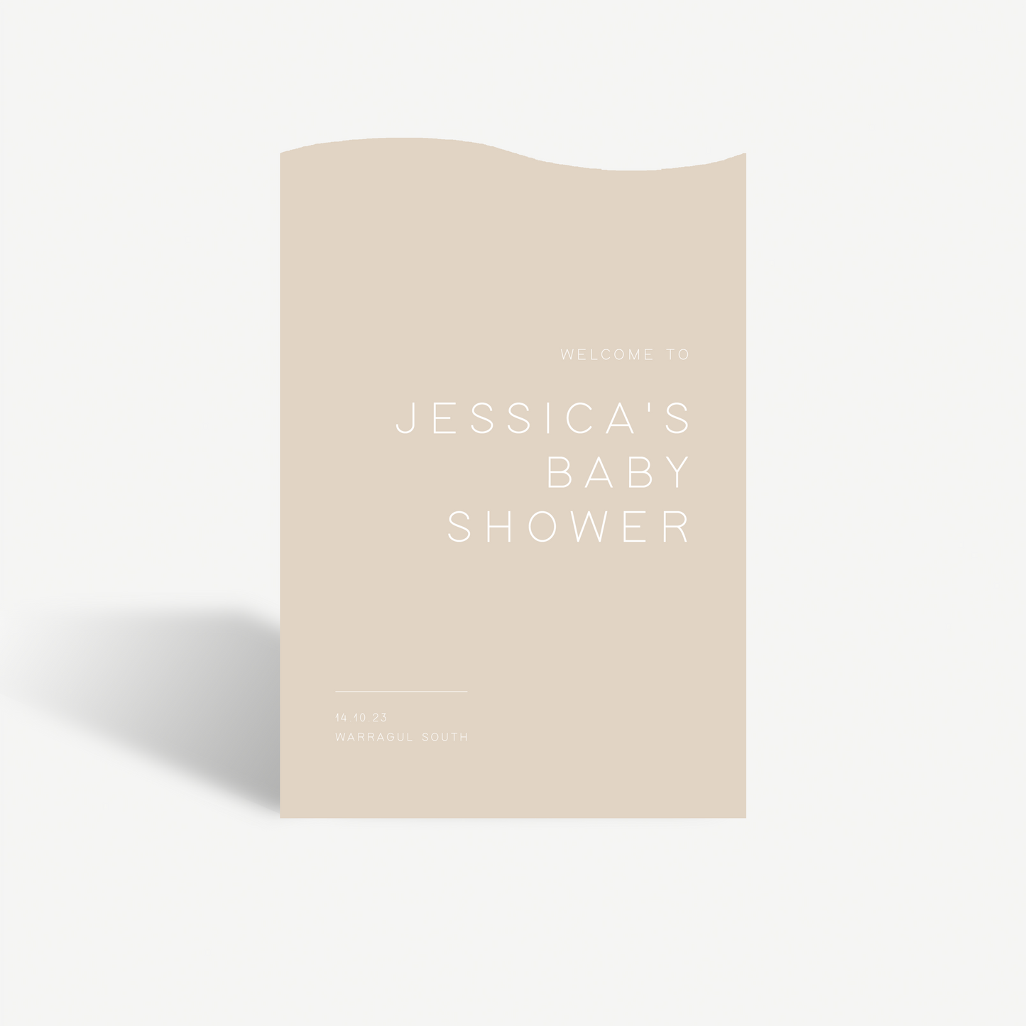 Bonni | Baby Shower Sign