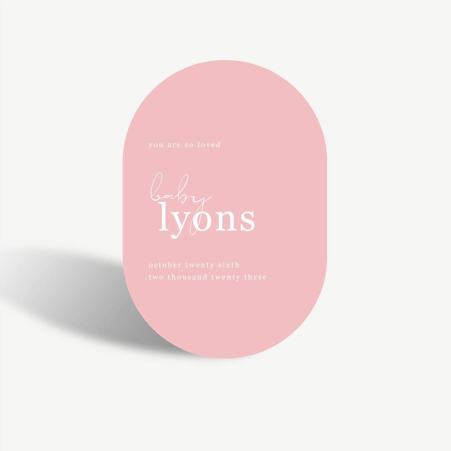 Sadie | Baby Shower Sign