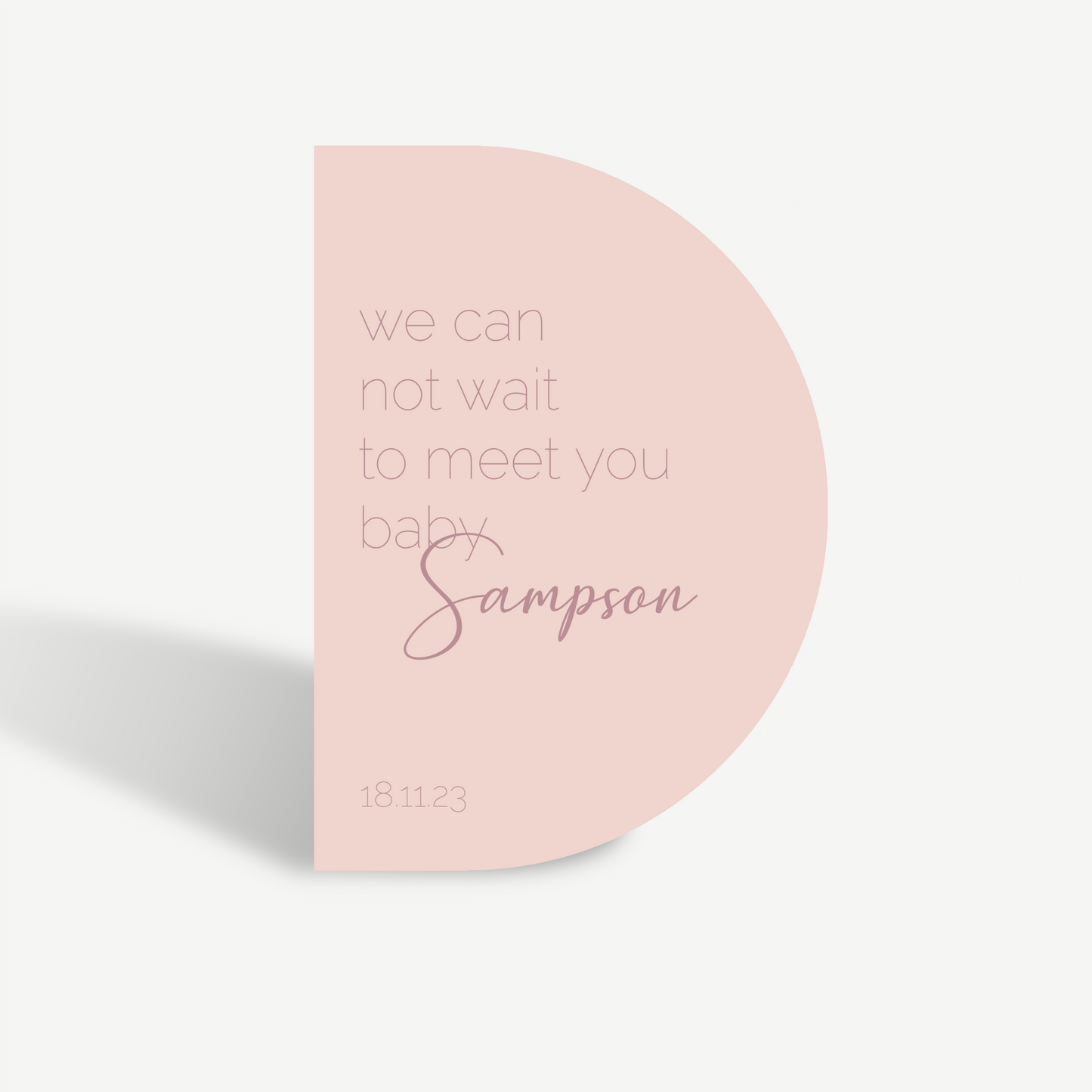 Frankie | Baby Shower Sign