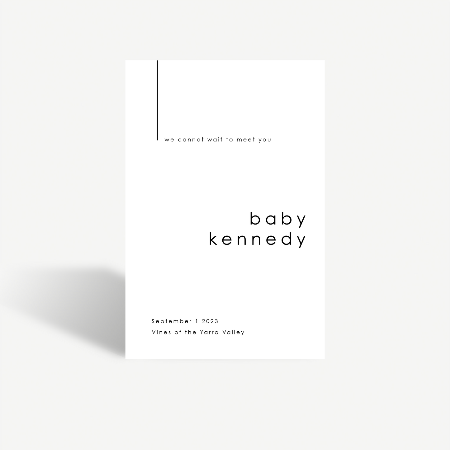 Leni | Baby Shower Sign