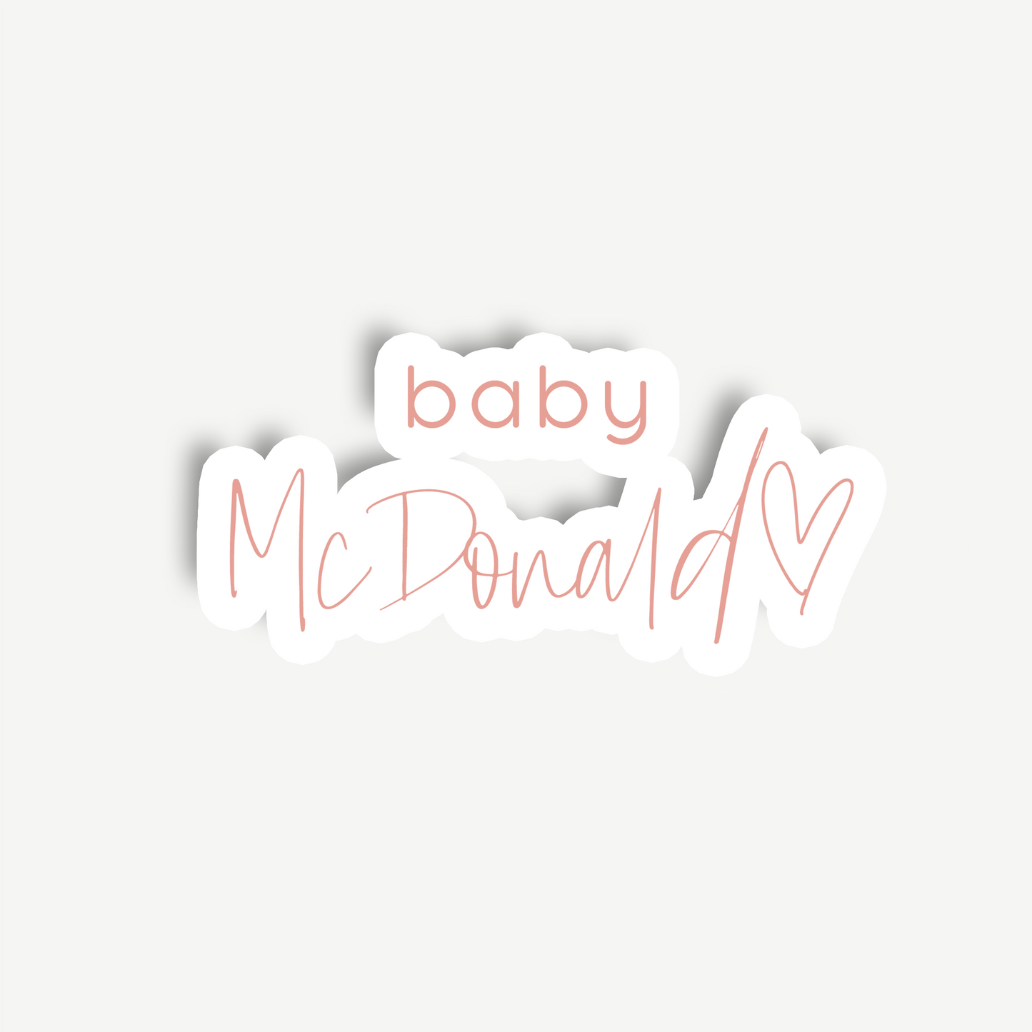 Ari | Baby Shower Backdrop Sign