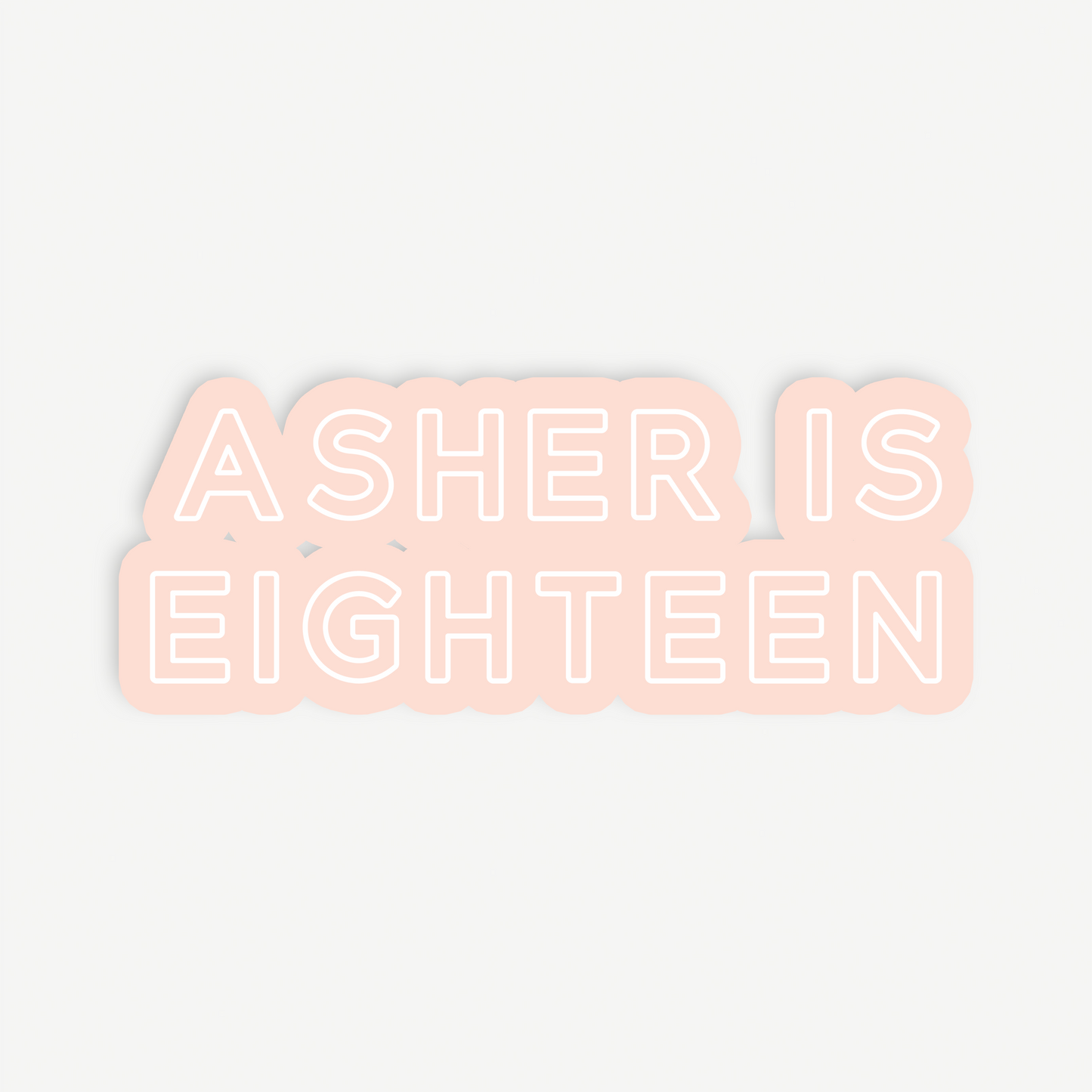 Tully | Birthday Backdrop Sign