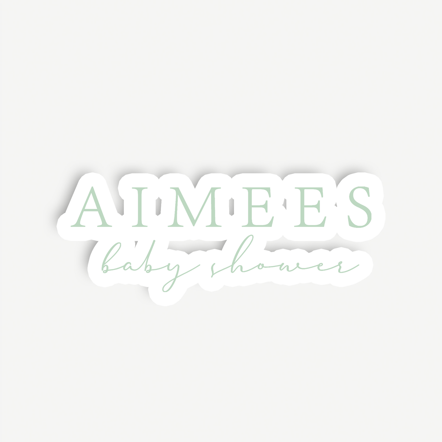 Madi | Baby Shower Backdrop Sign