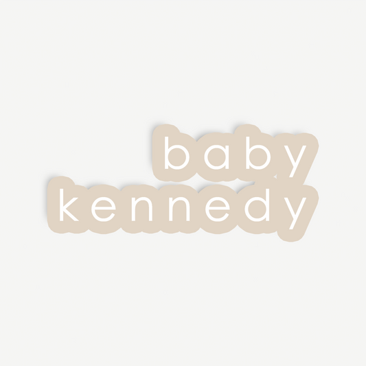 Leni | Baby Shower Backdrop Sign