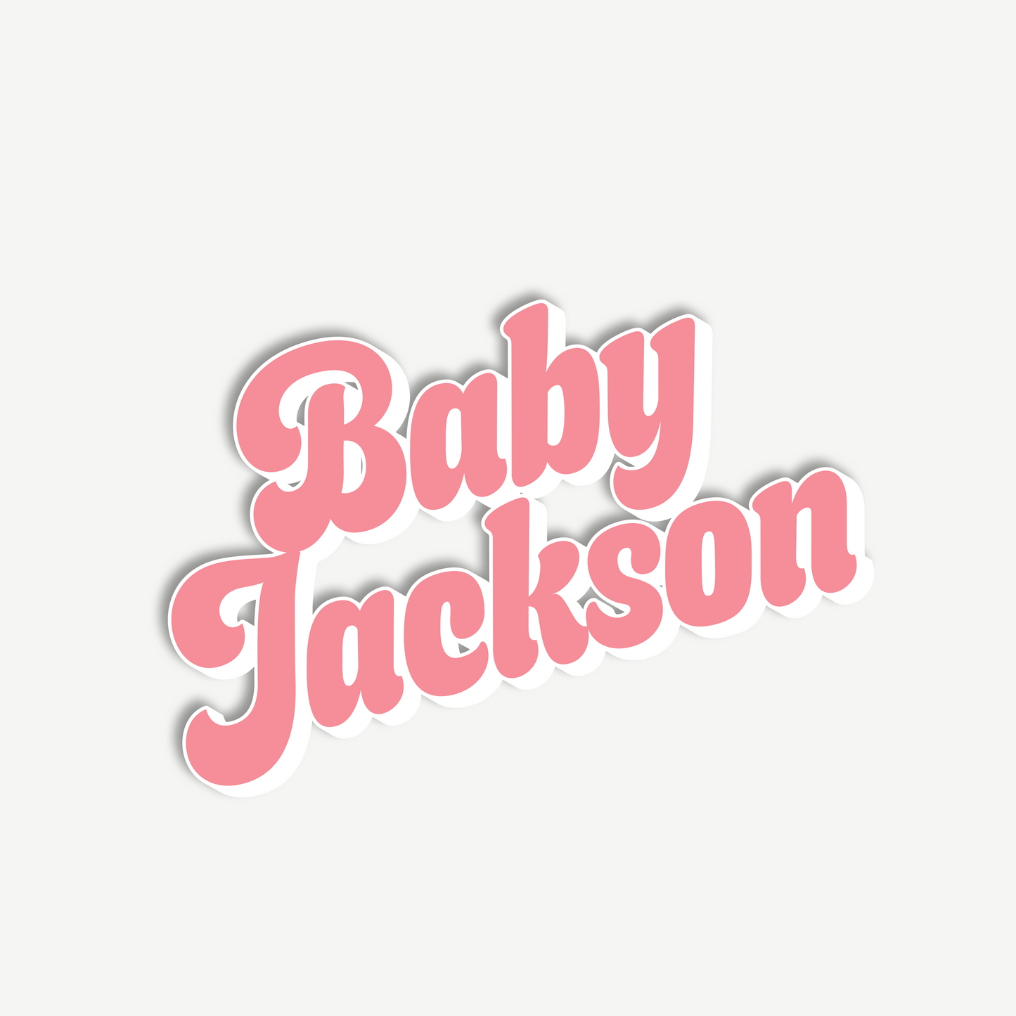 Nelly | Baby Shower Backdrop Sign