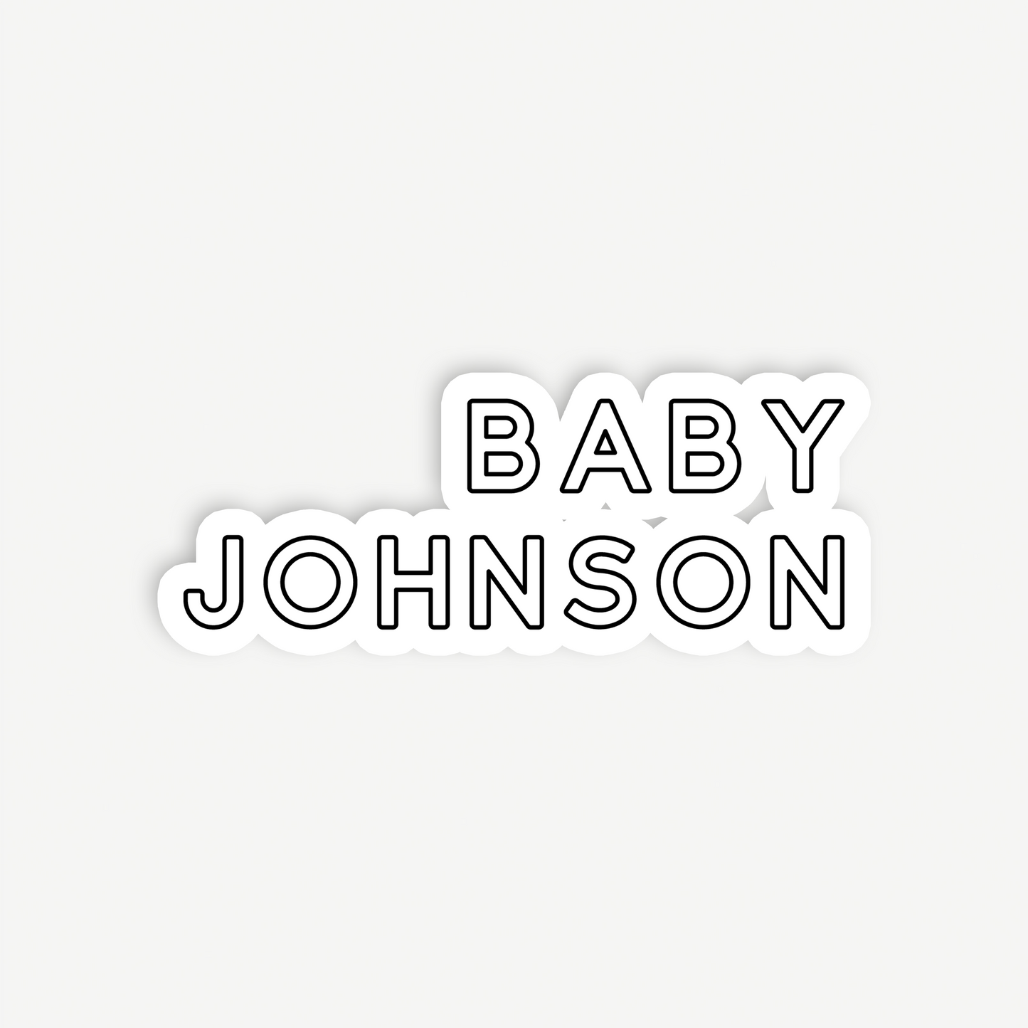 Tully | Baby Shower Backdrop Sign