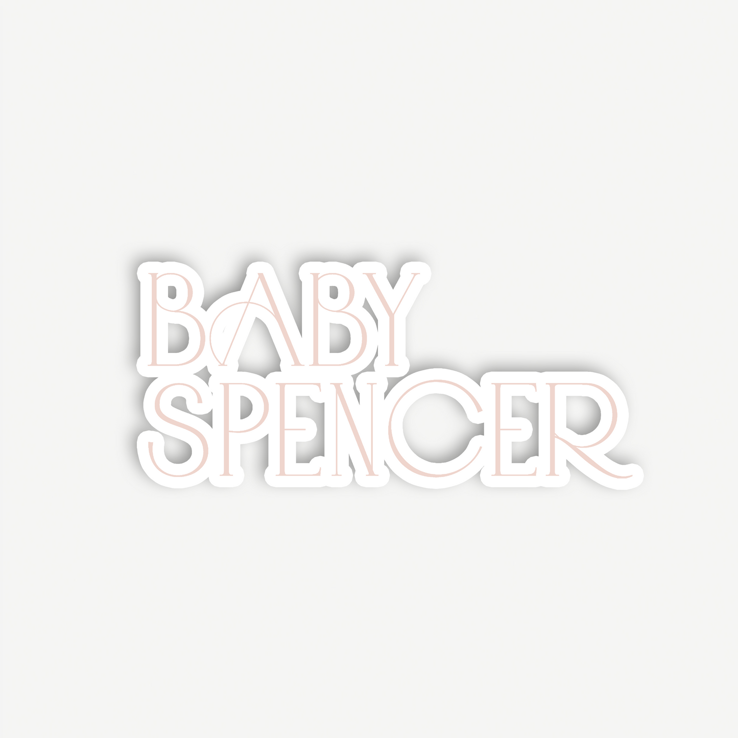 Jessie | Baby Shower Backdrop Sign