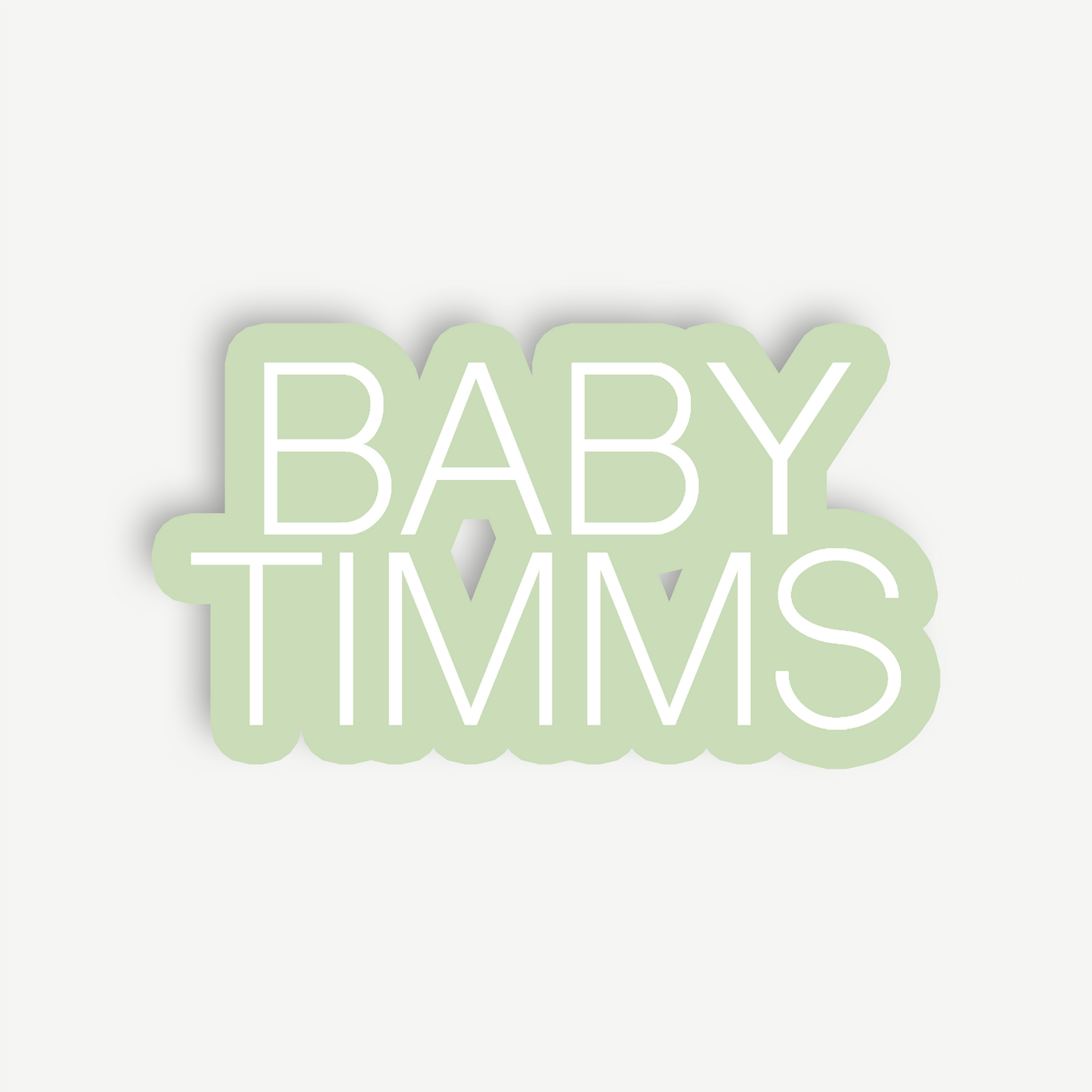Poppy | Baby Shower Backdrop Sign