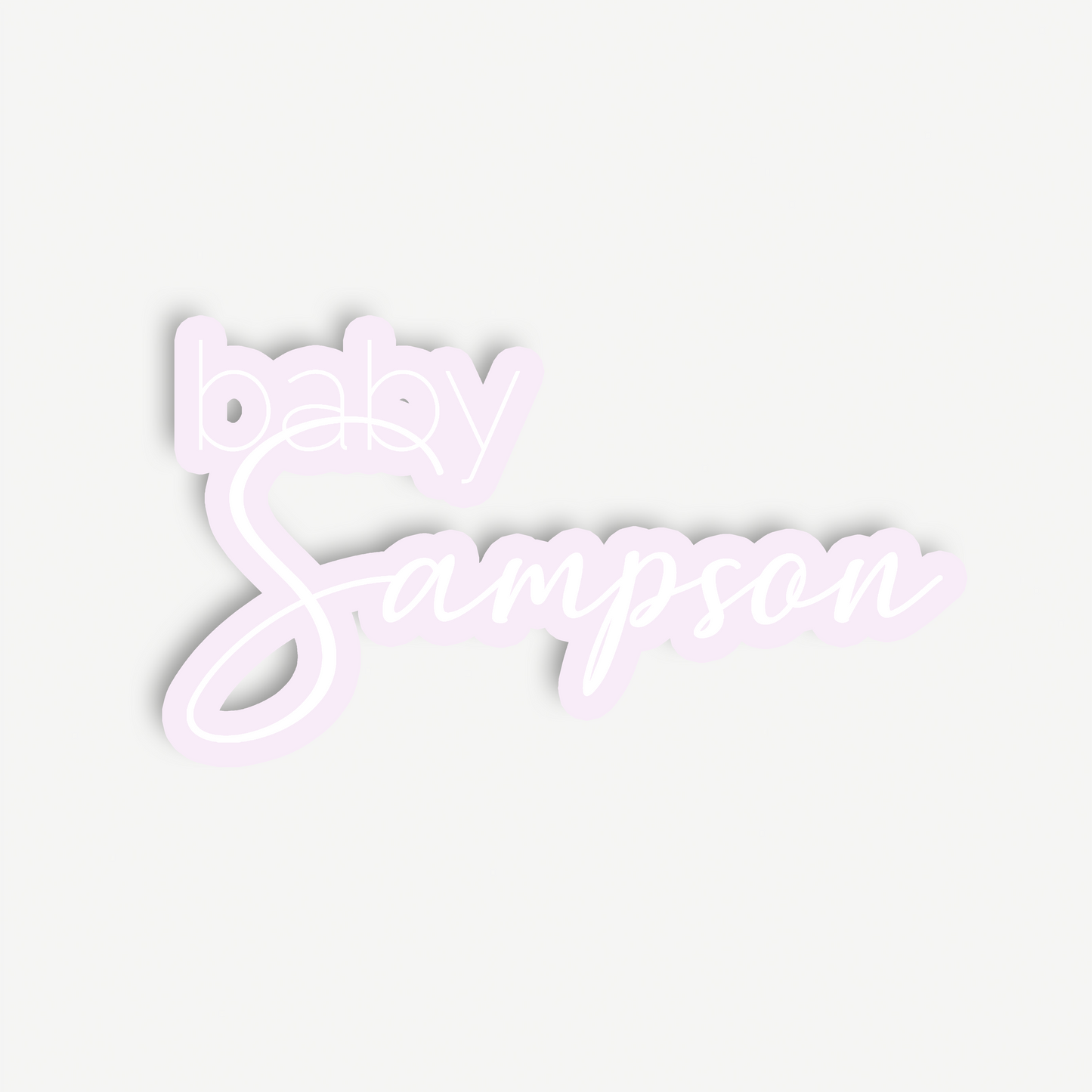 Frankie | Baby Shower Backdrop Sign