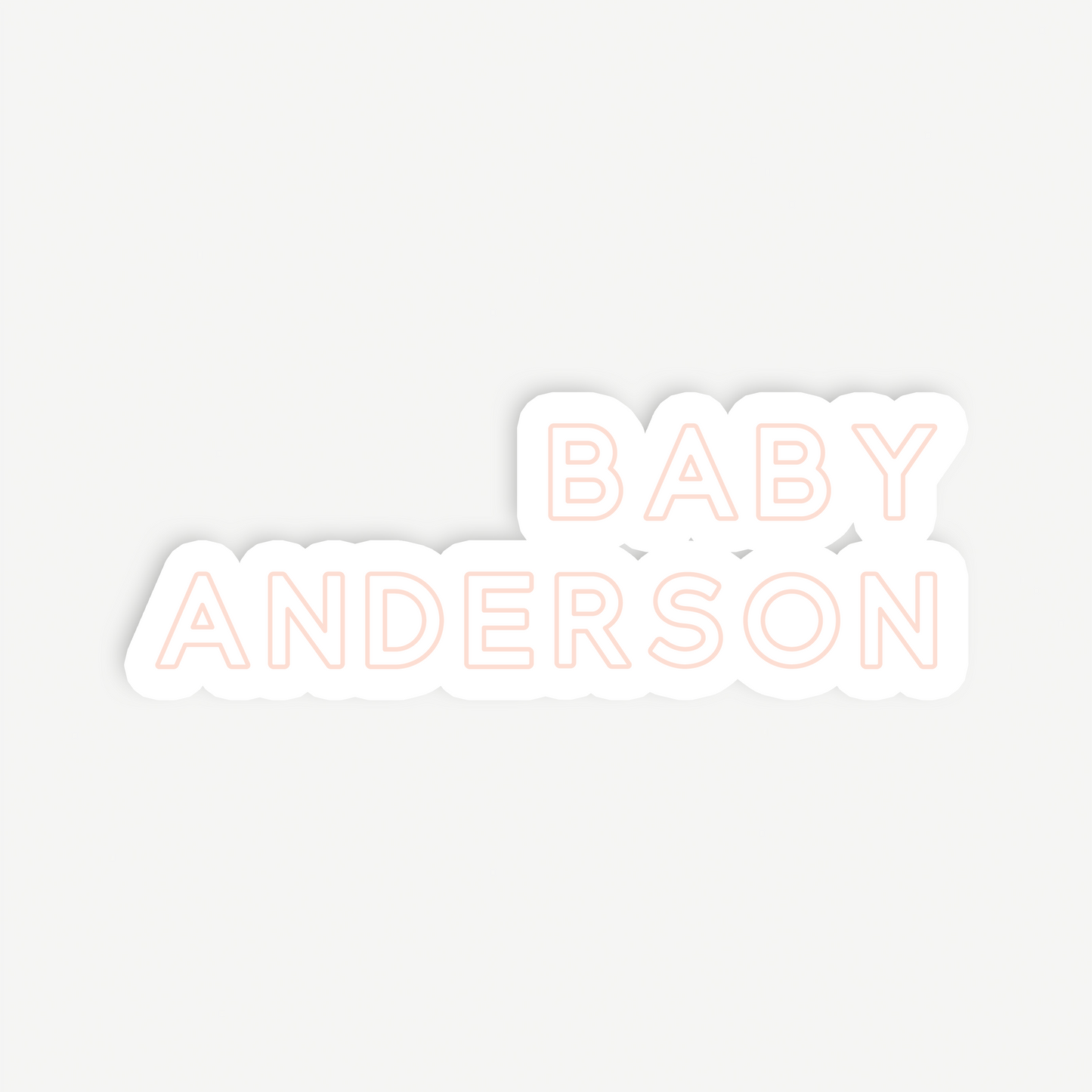 Tully | Baby Shower Backdrop Sign