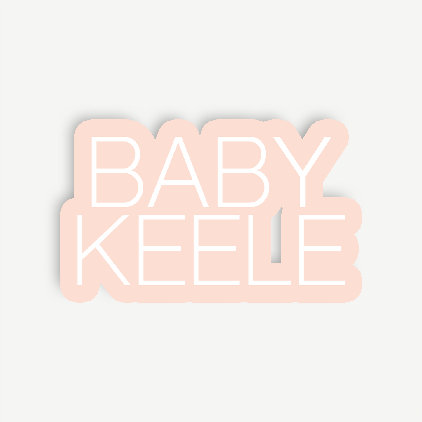 Poppy | Baby Shower Backdrop Sign