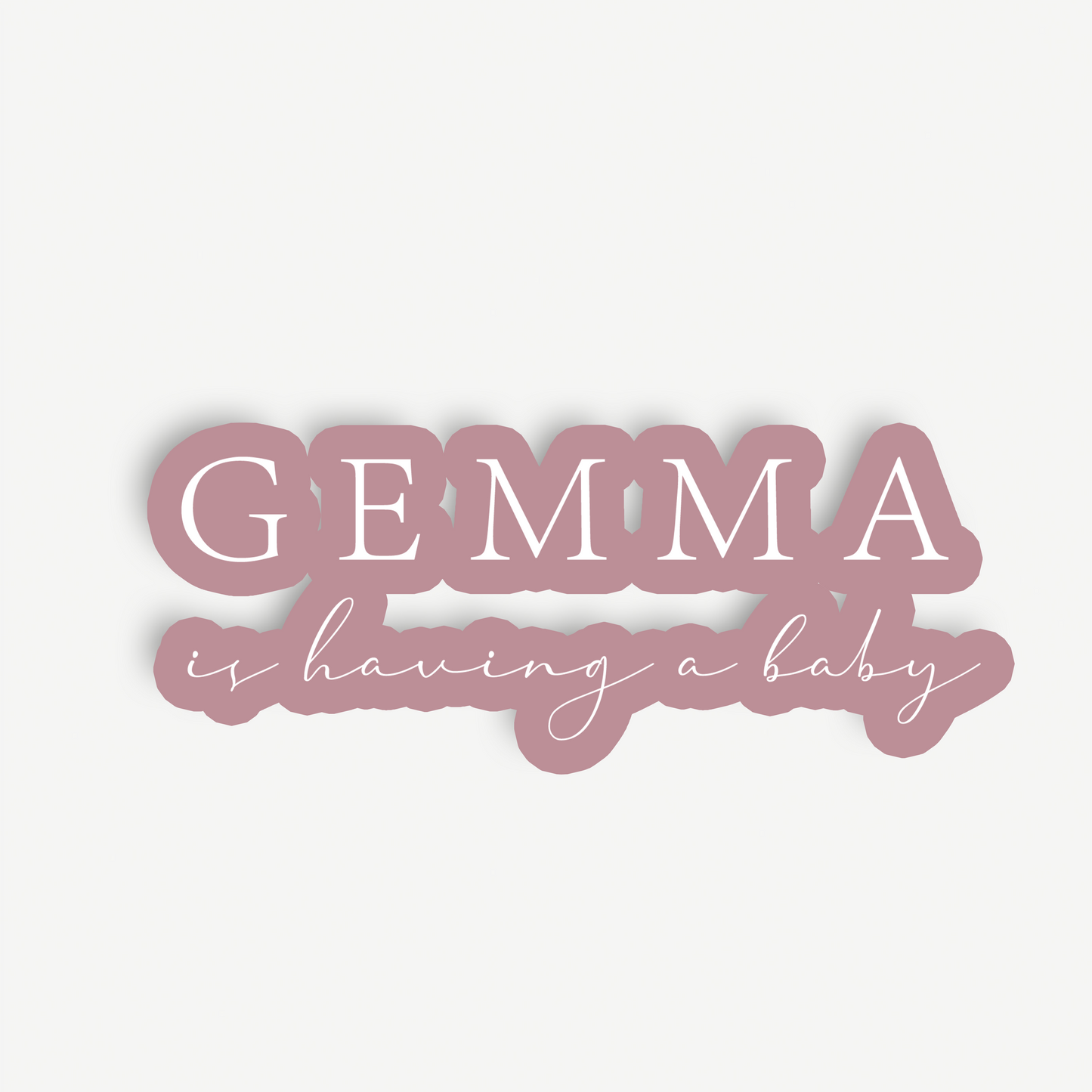 Madi | Baby Shower Backdrop Sign