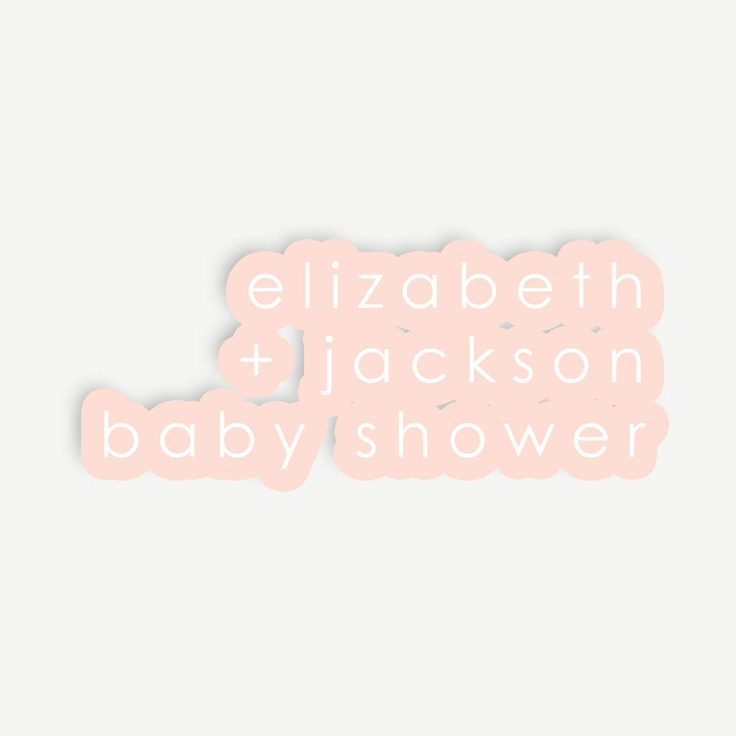 Leni | Baby Shower Backdrop Sign