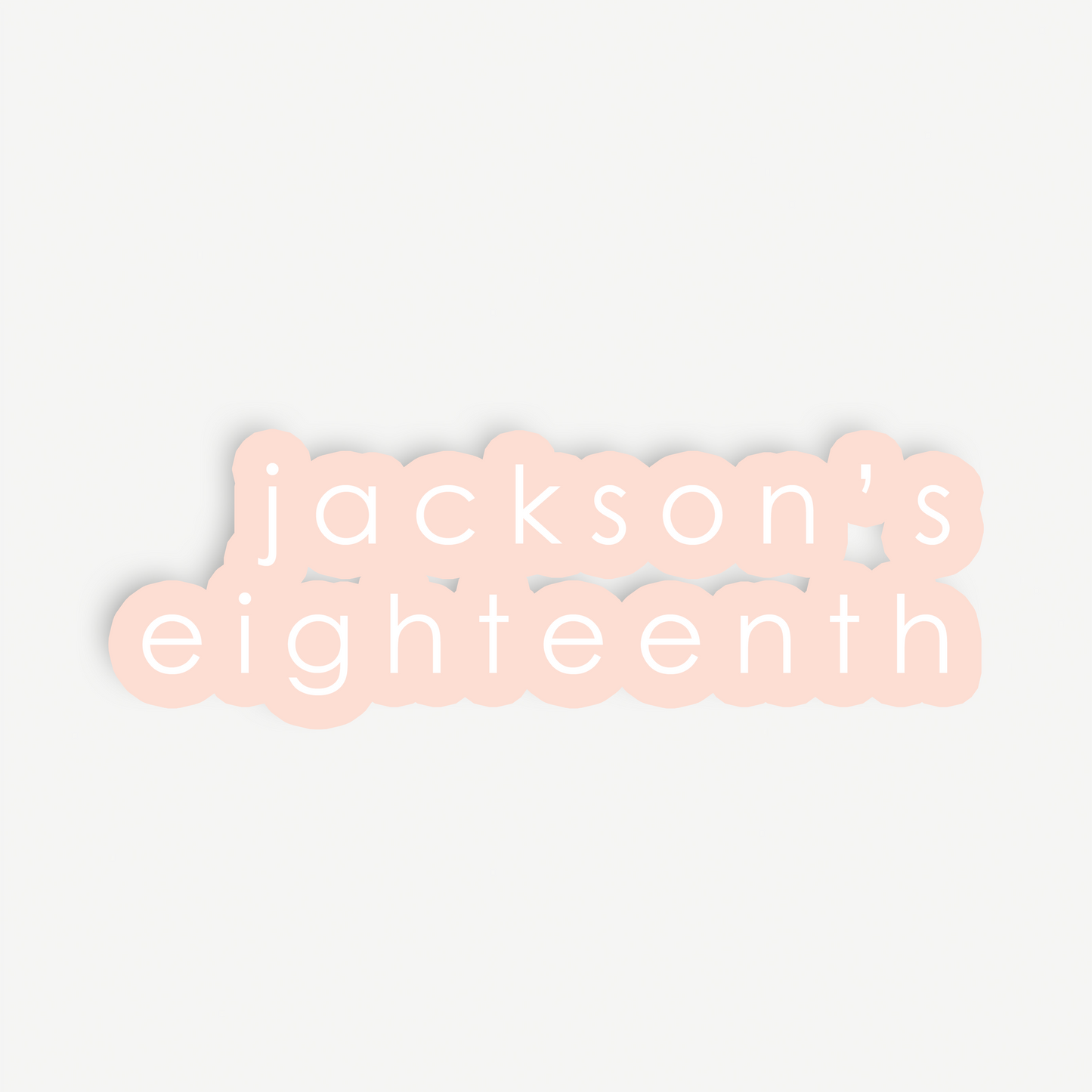 Leni | Birthday Backdrop Sign