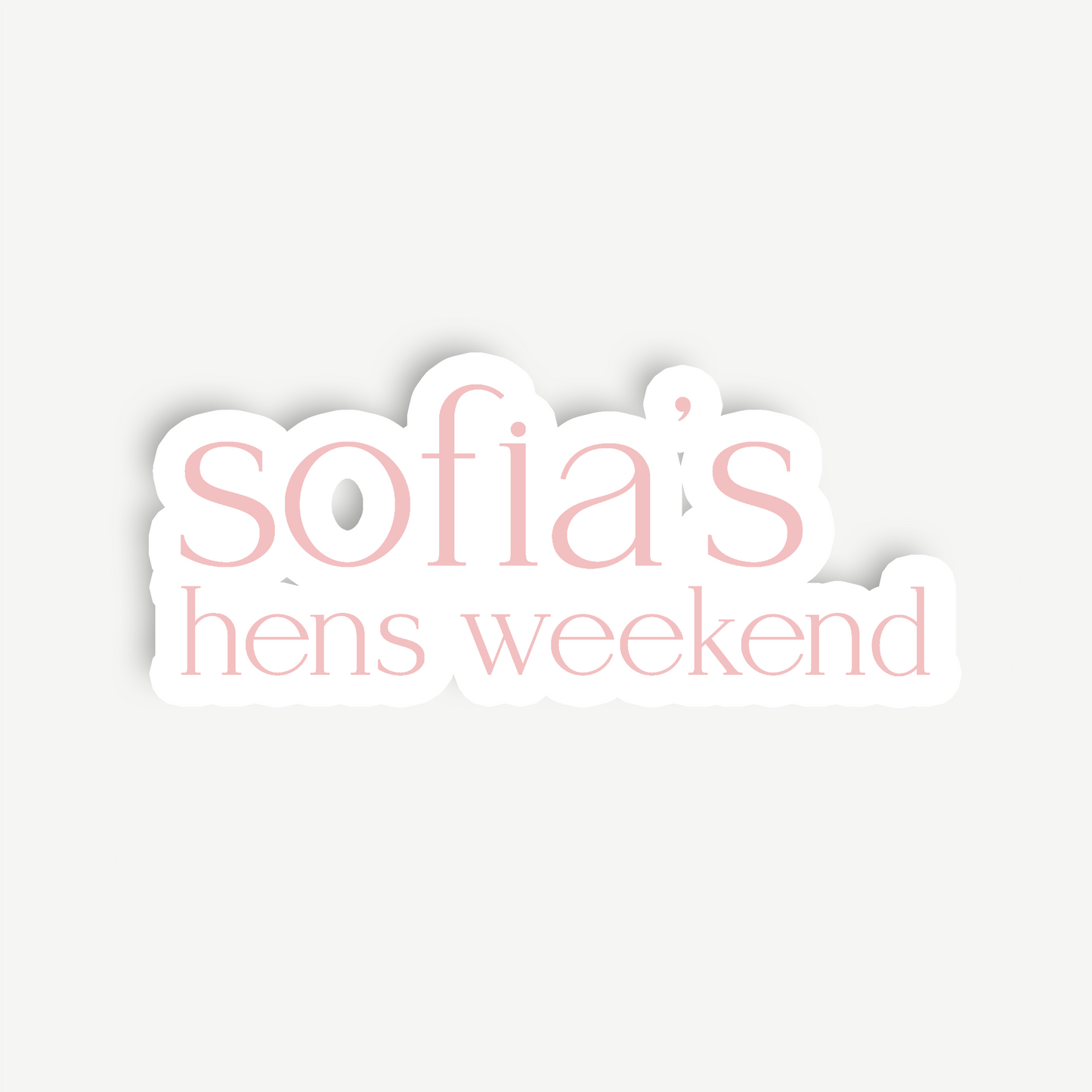 Penny | Hens Backdrop Sign