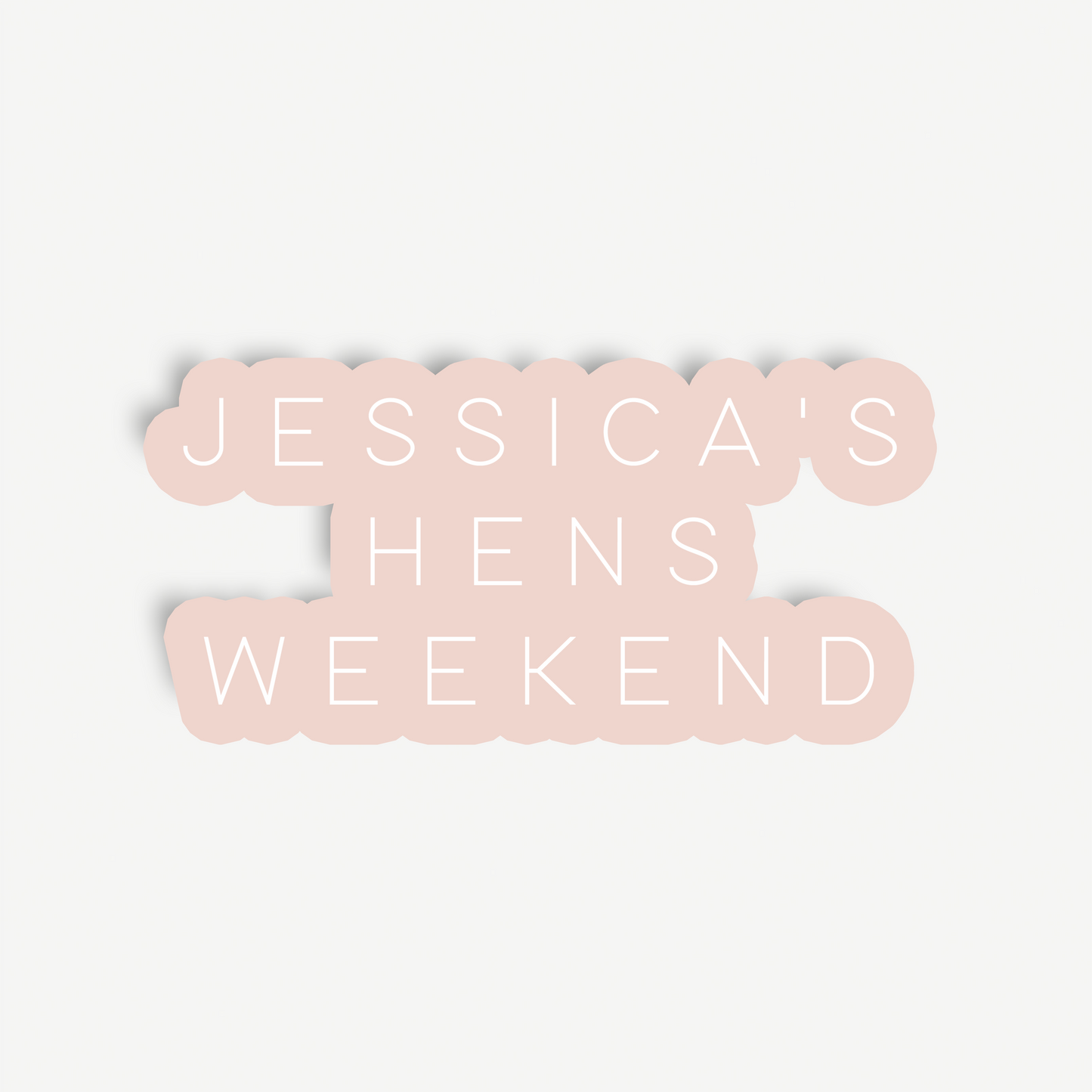 Bonni | Hens Backdrop Sign