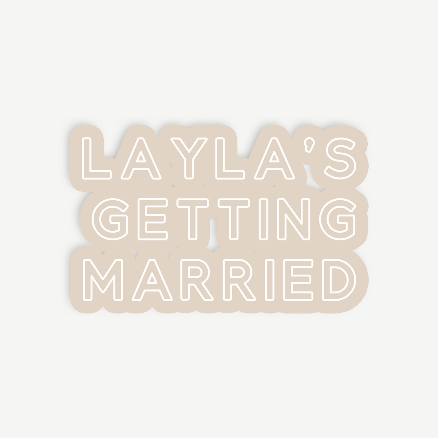 Tully | Hens Backdrop Sign