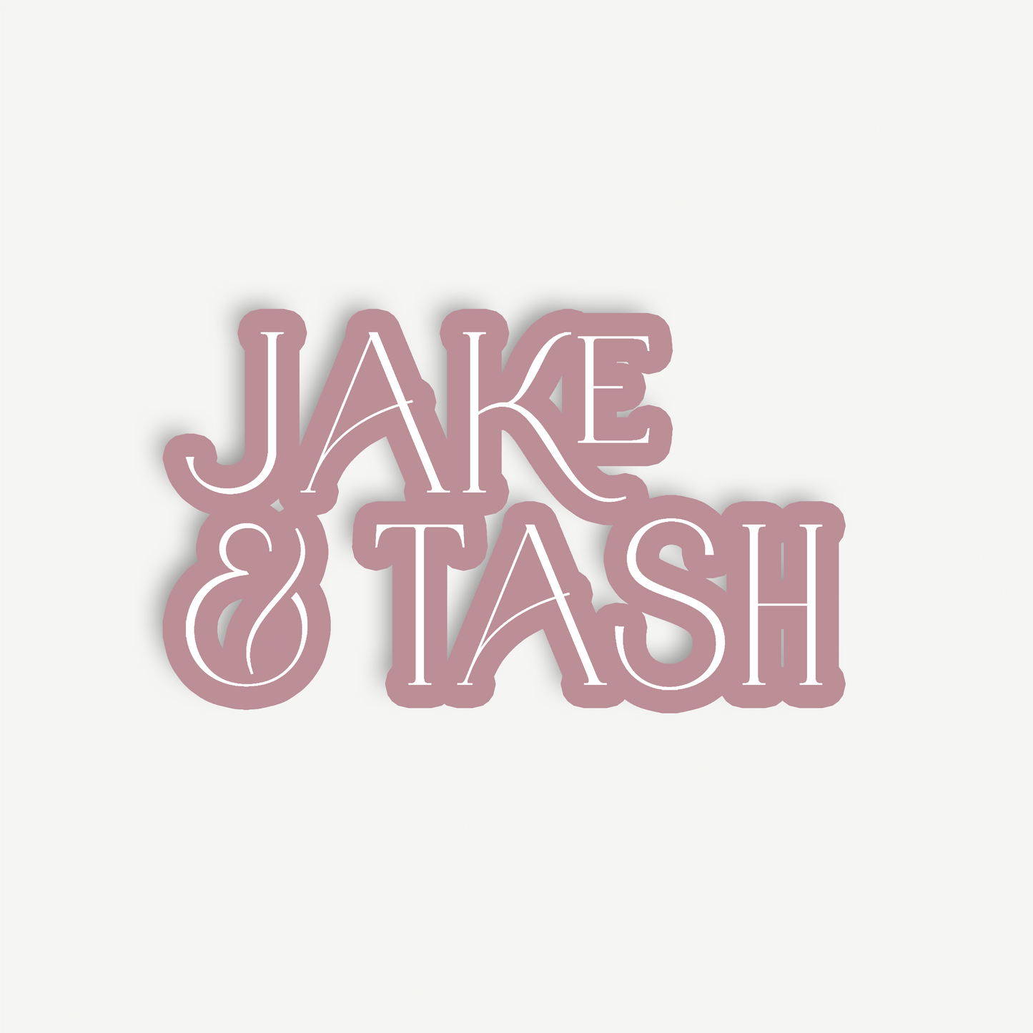 Jessie | Wedding/Engagement Backdrop Sign