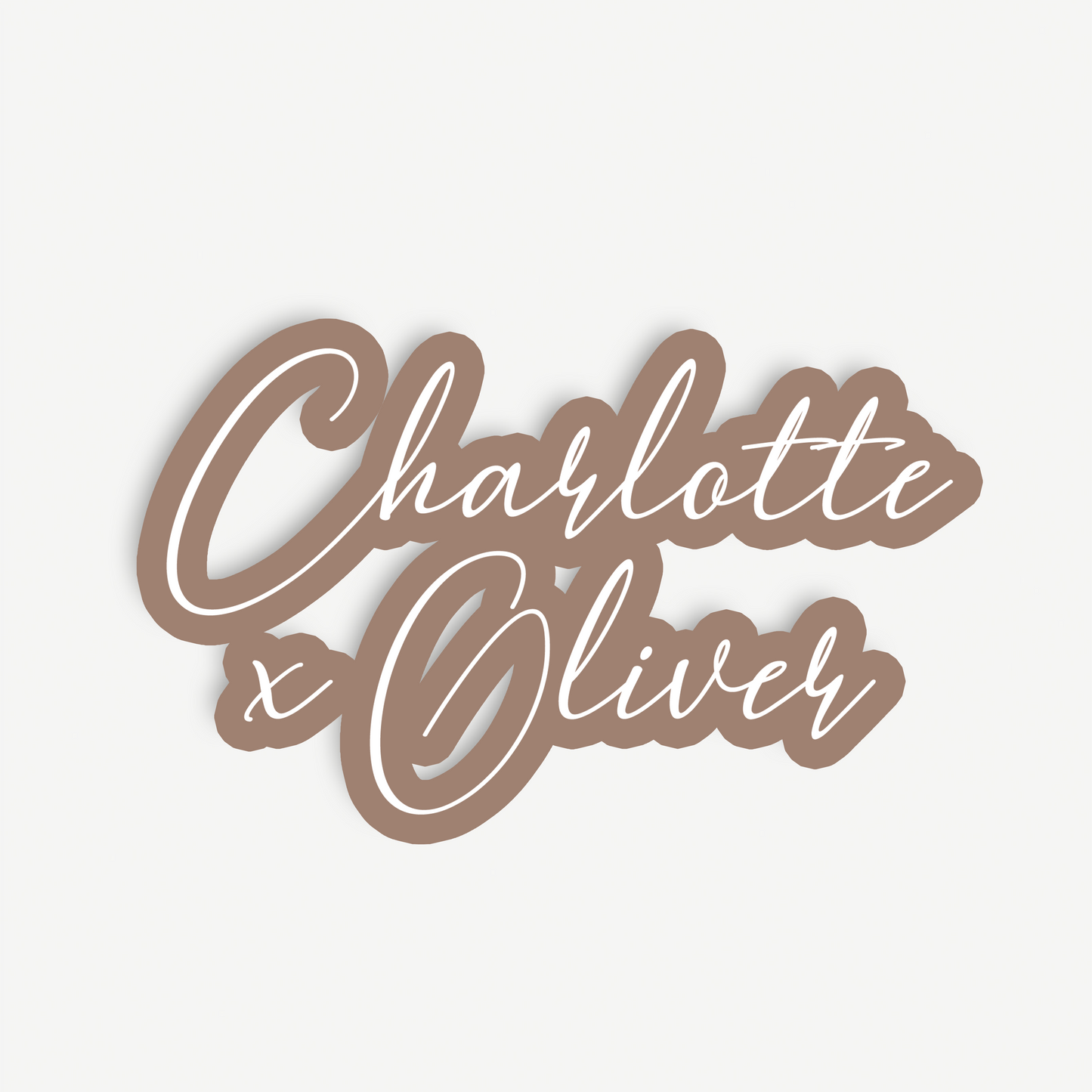 Frankie | Wedding/Engagement Backdrop Sign