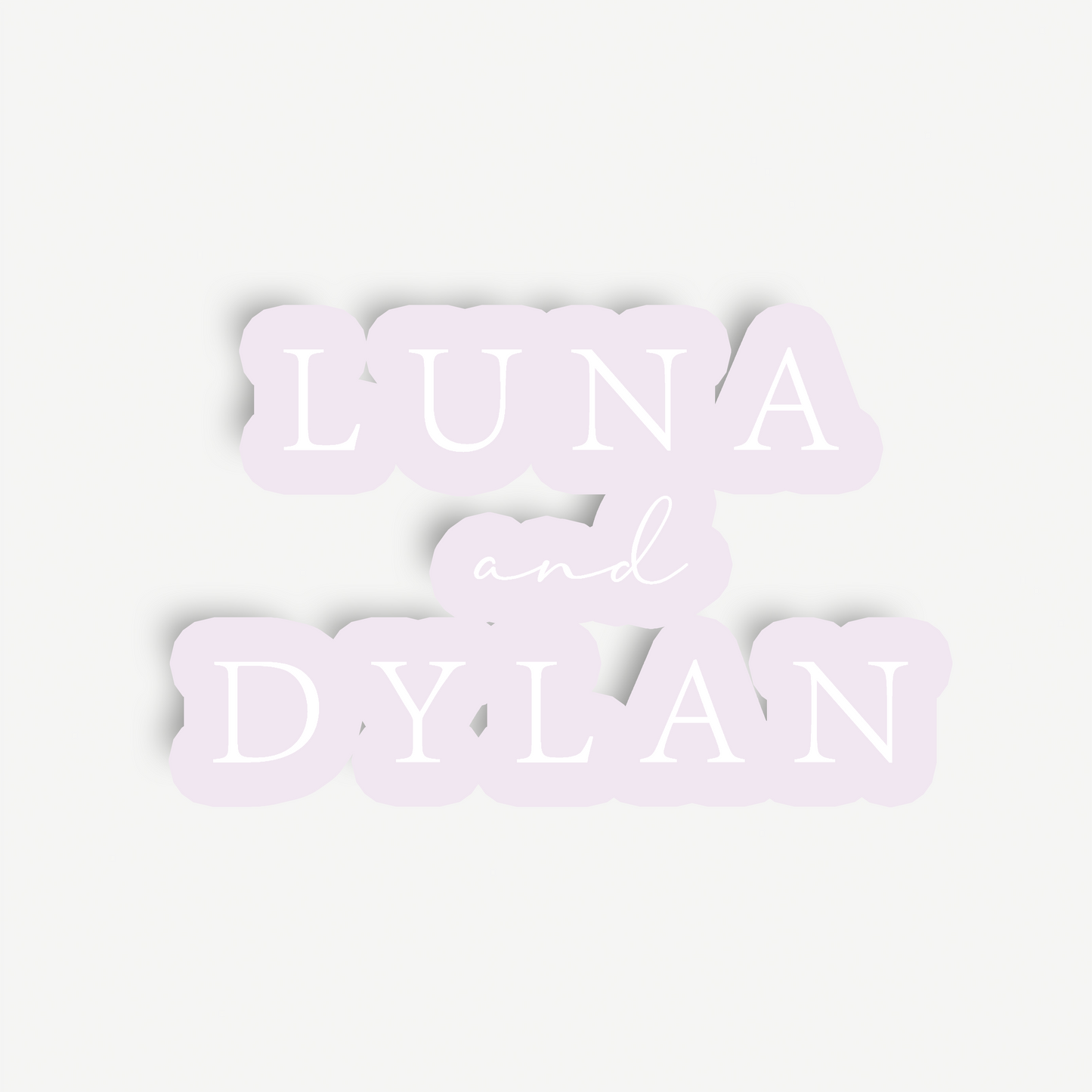 Madi | Wedding/Engagement Backdrop Sign