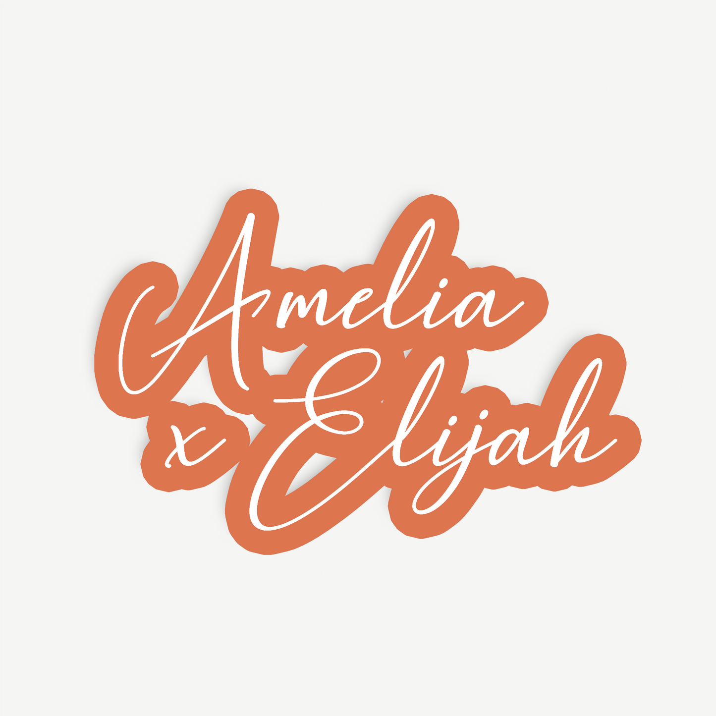 Frankie | Wedding/Engagement Backdrop Sign