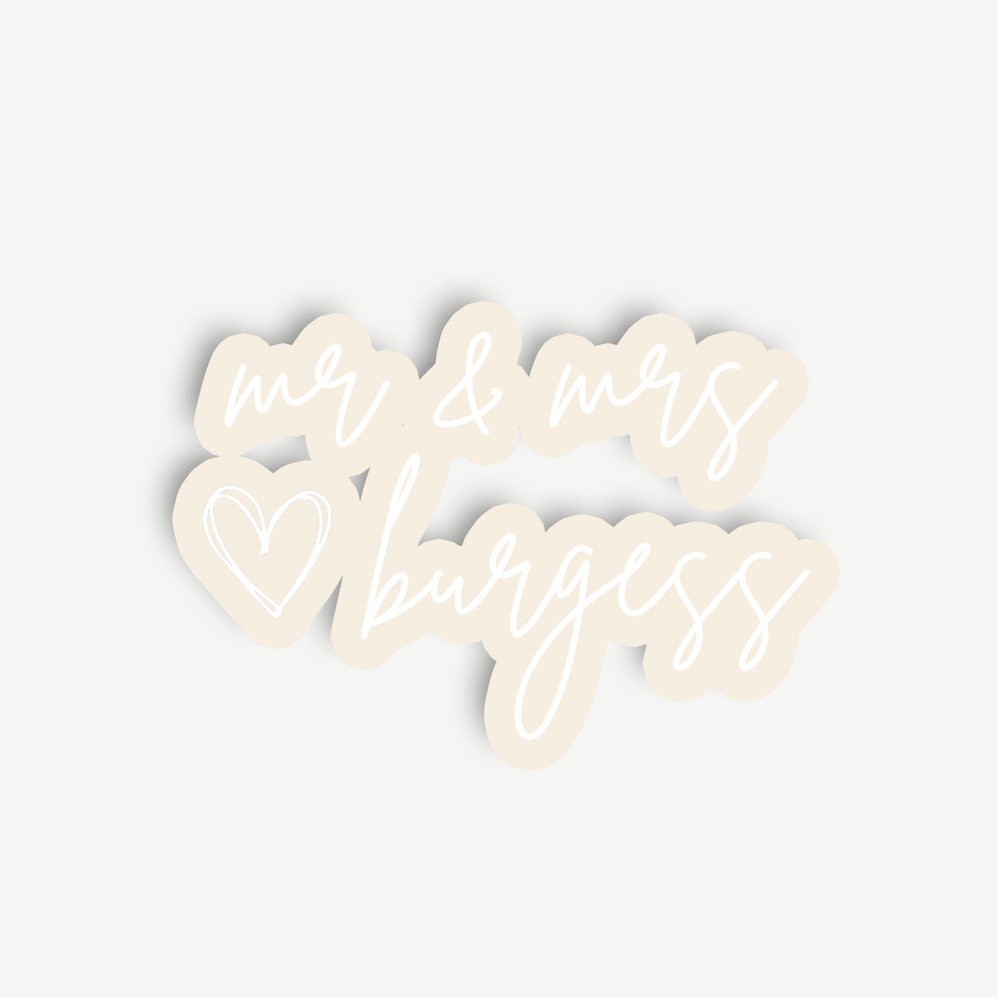 Mila | Wedding/Engagement Backdrop Sign