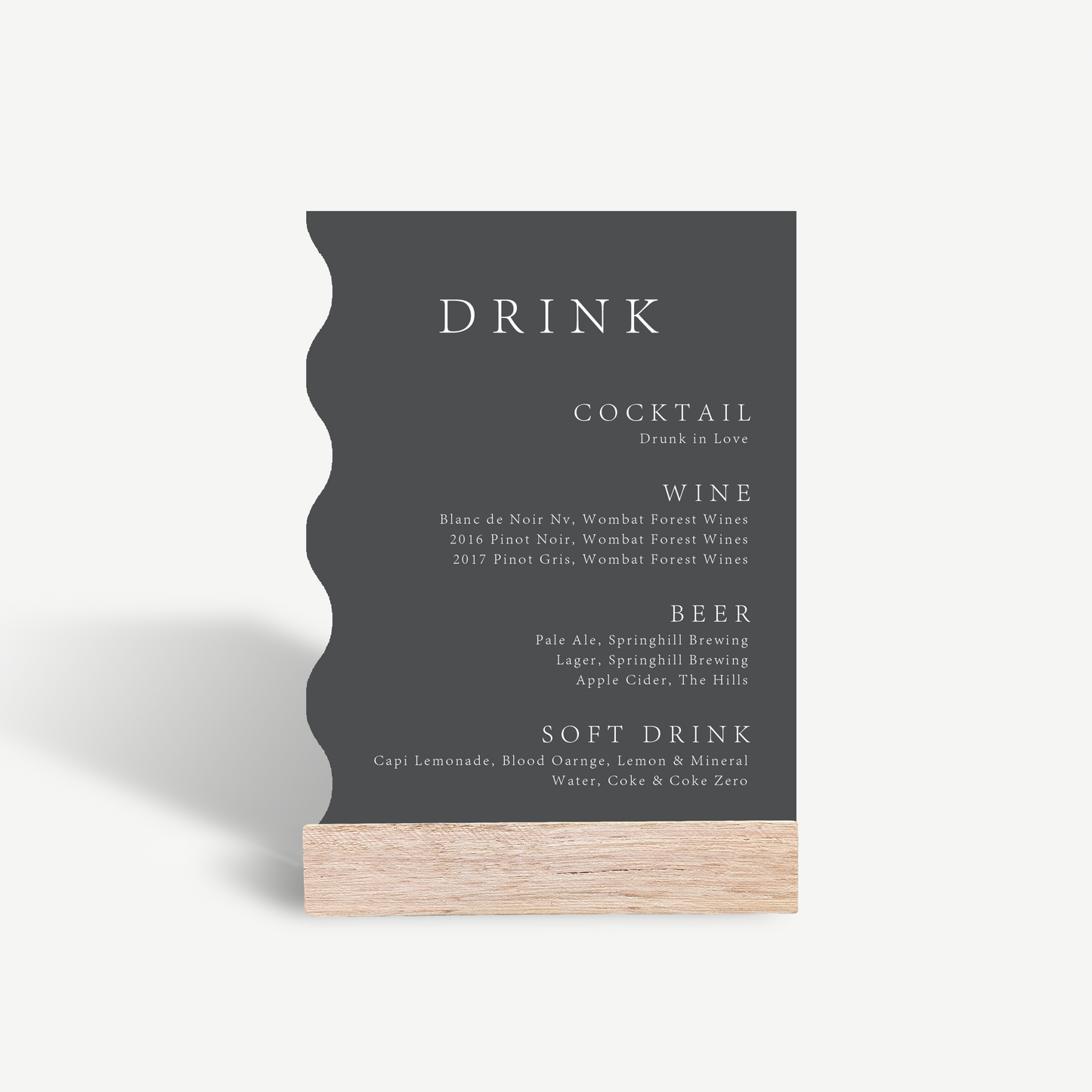 Madi | Bar Menu