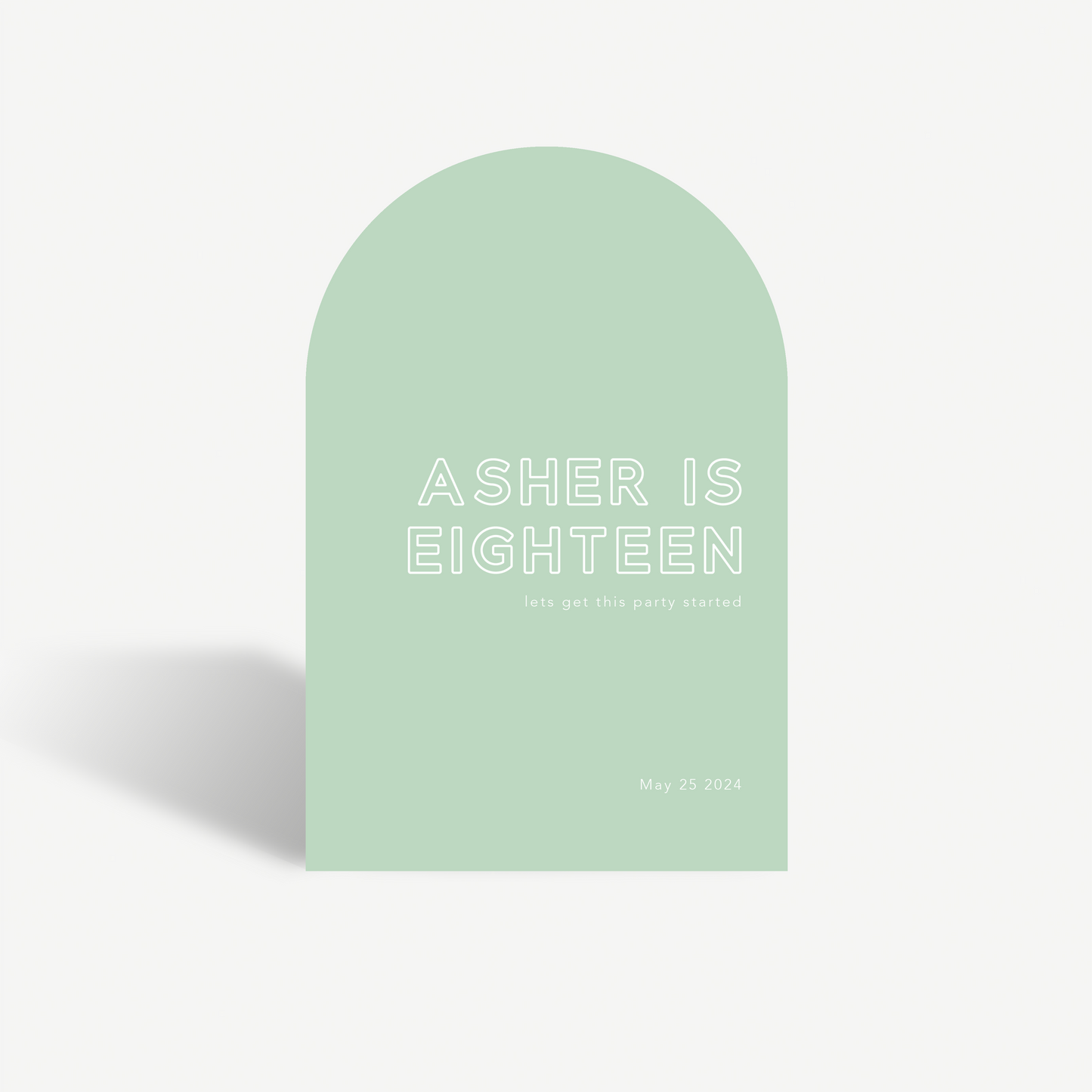 Tully | Birthday Sign