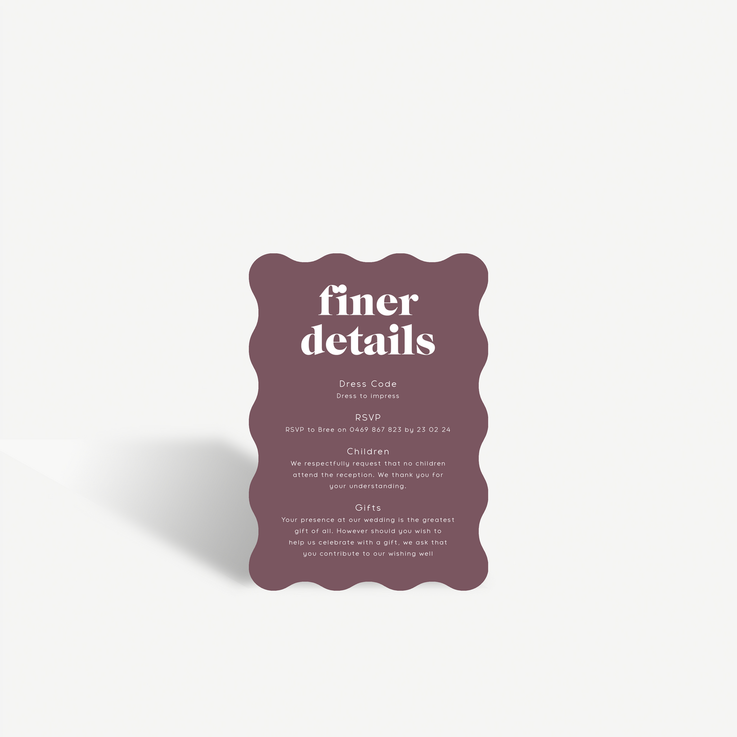 Daisy | Details Card