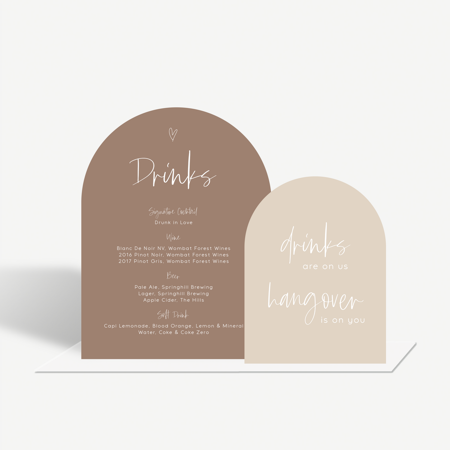 Ari | Duo Bar Menu