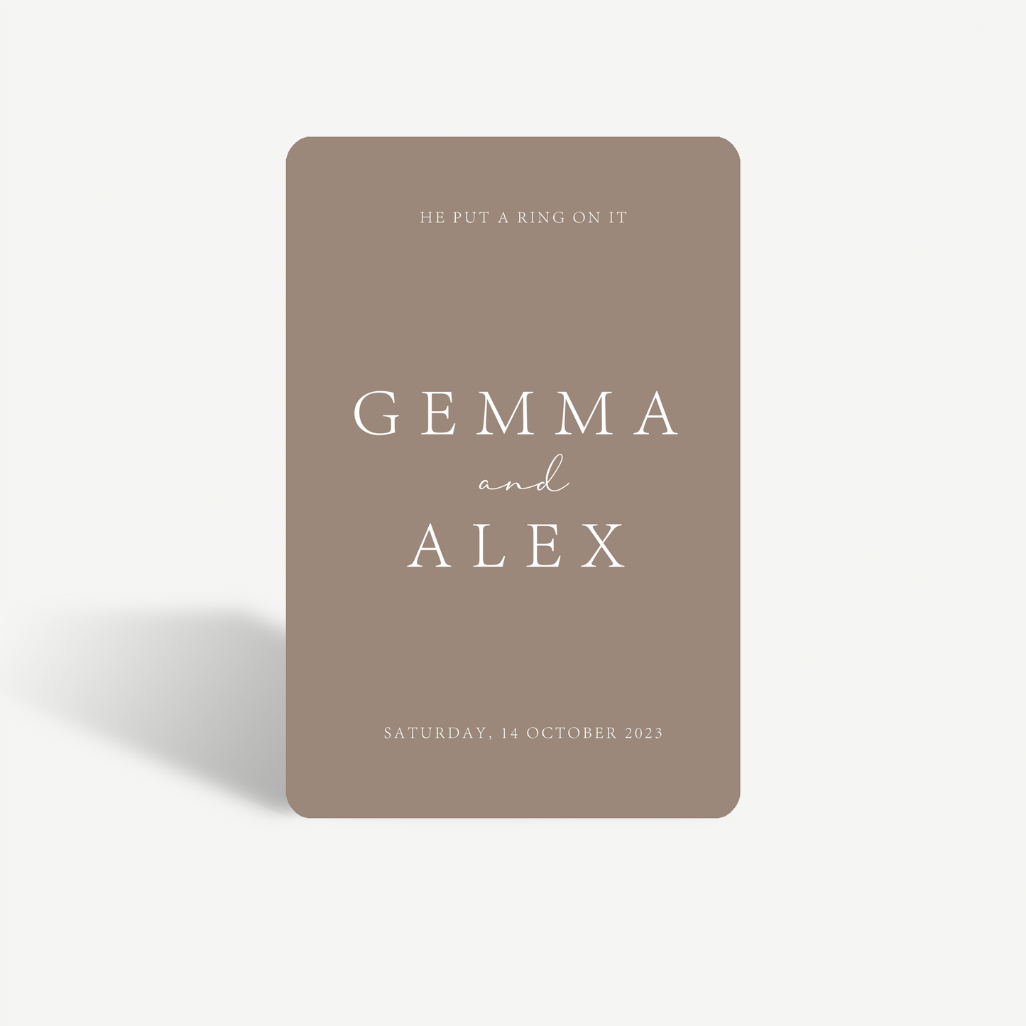 Madi | Engagement Sign