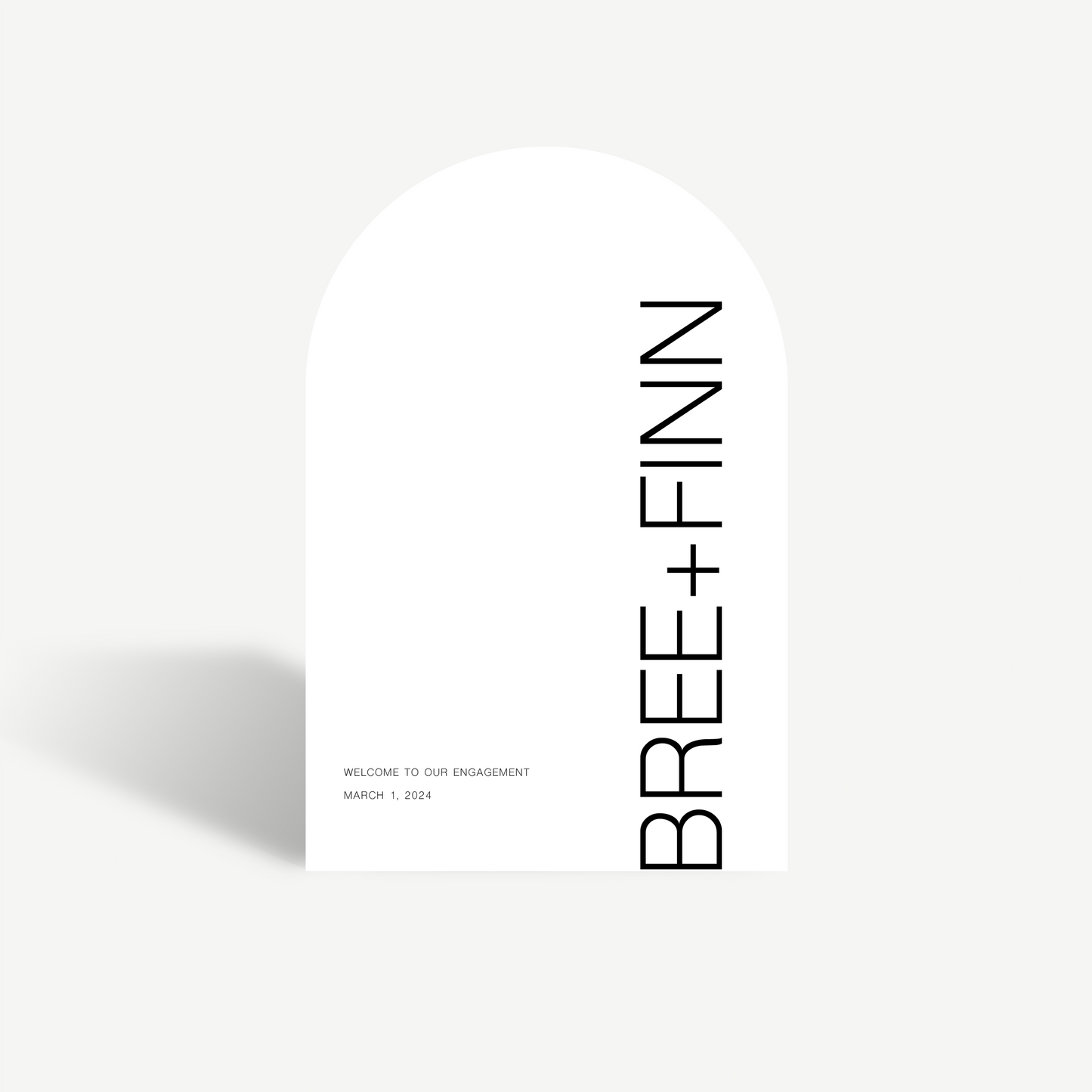 Poppy | Engagement Sign