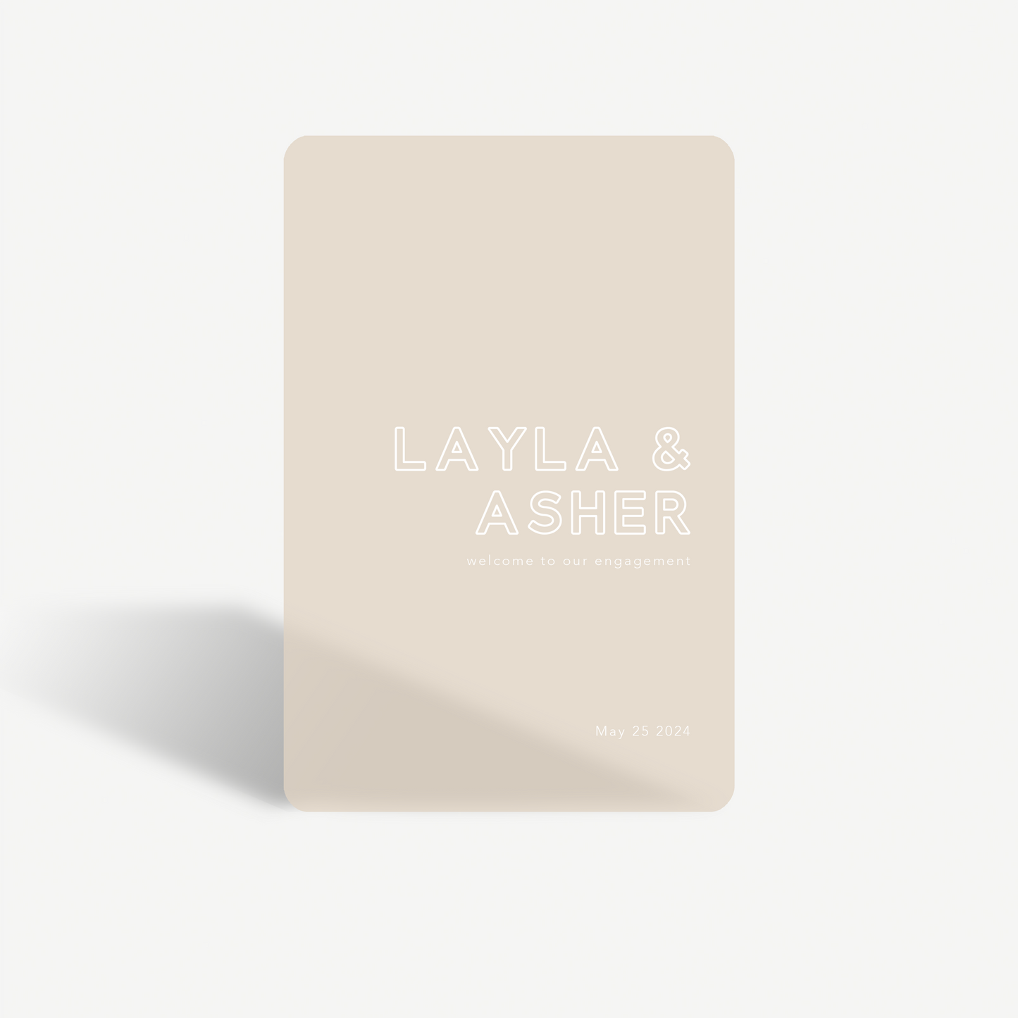 Tully | Engagement Sign