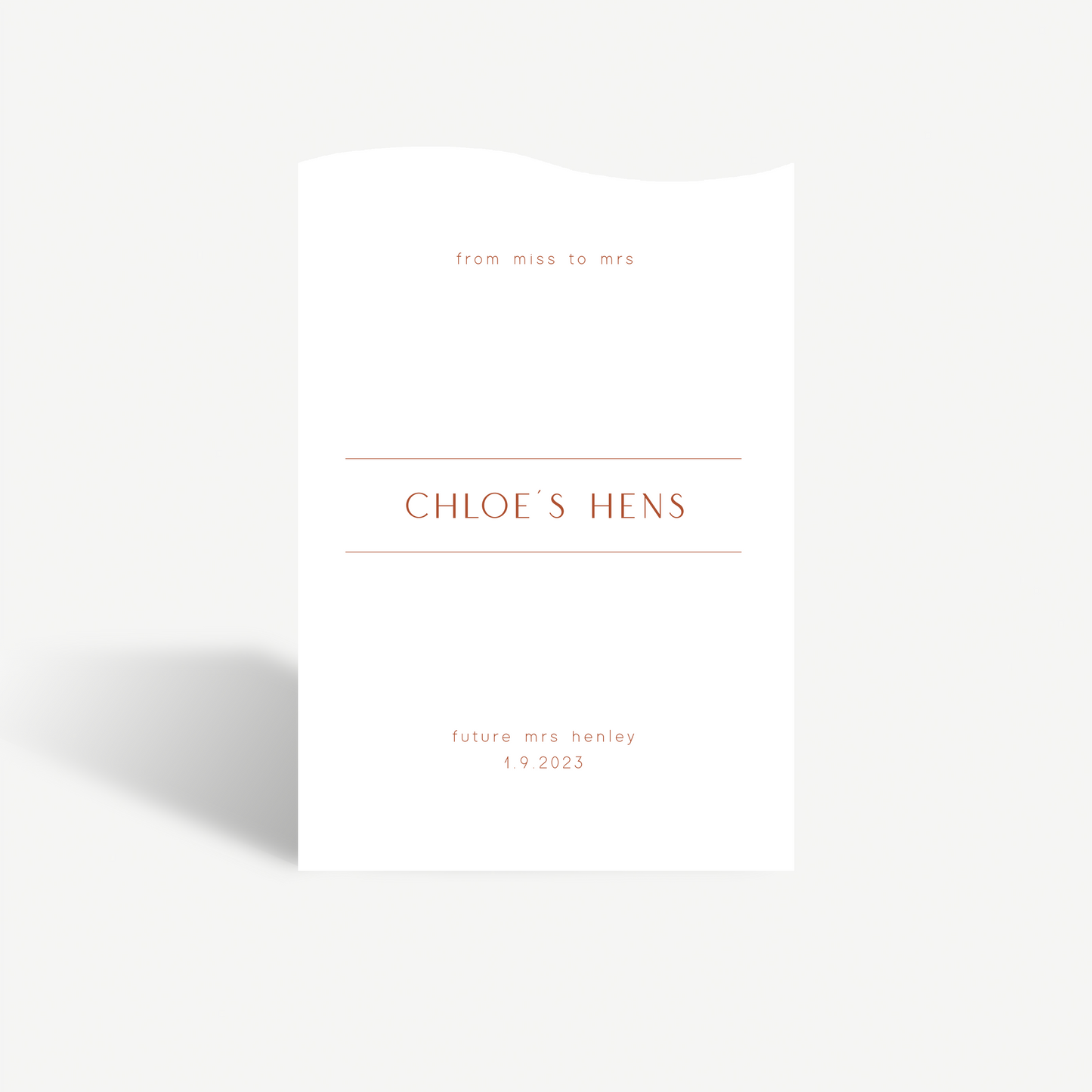 Zara | Hens Sign