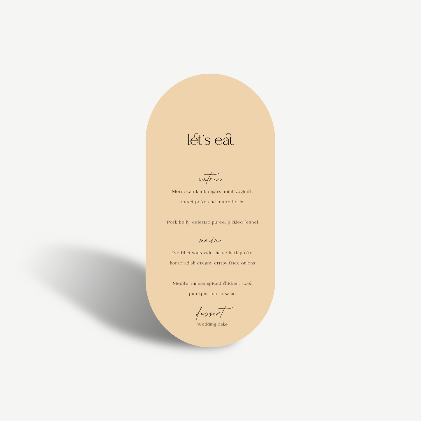 Cleo | Guest Menus