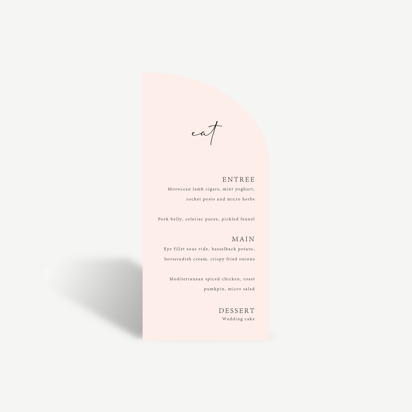Madi | Guest Menus