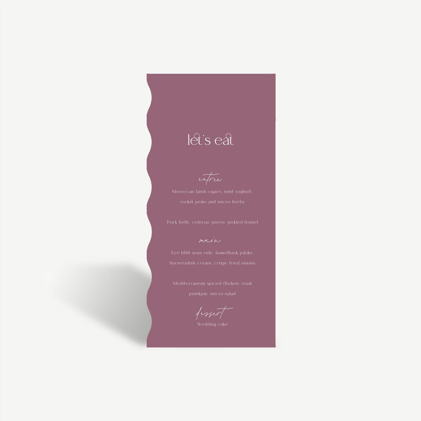 Cleo | Guest Menus