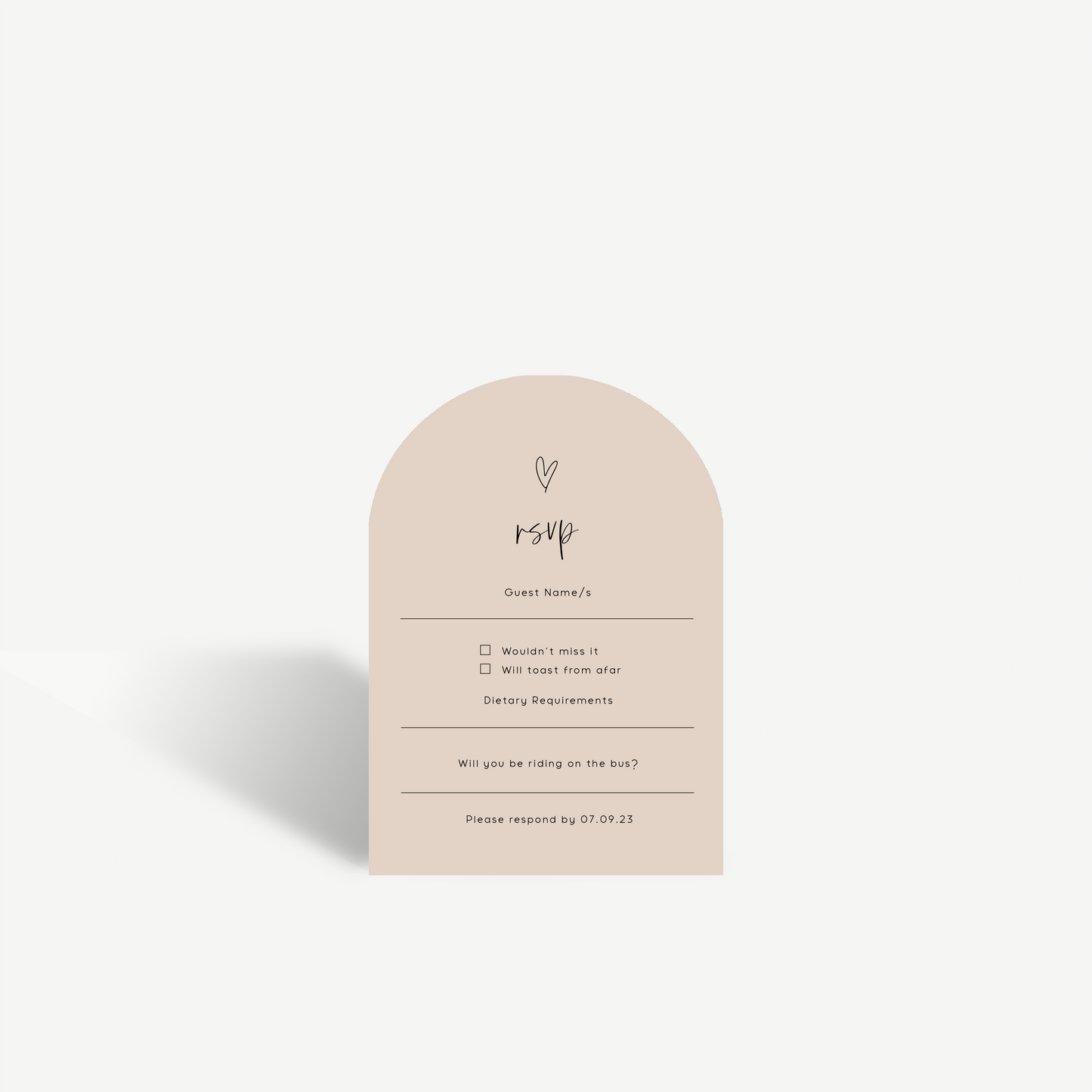 Ari | RSVP Card