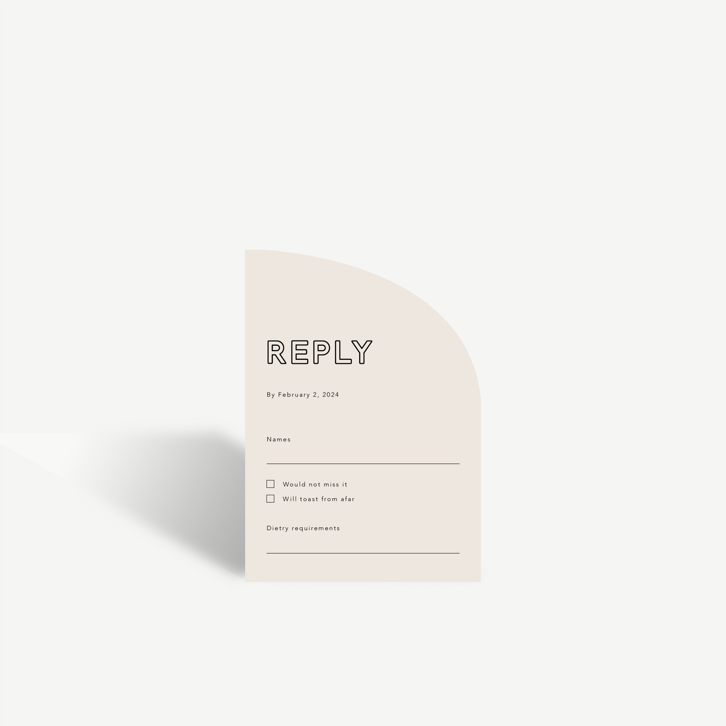 Tully | RSVP Card