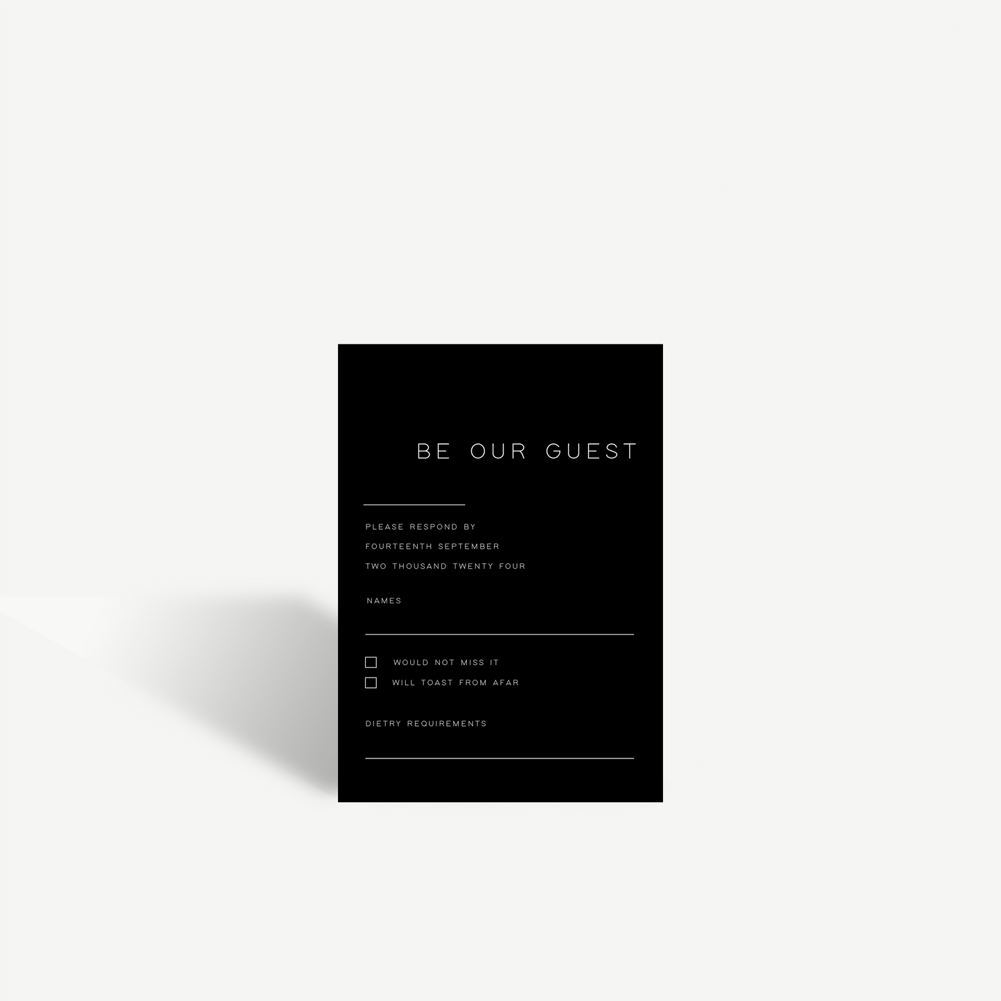 Bonni | RSVP Card