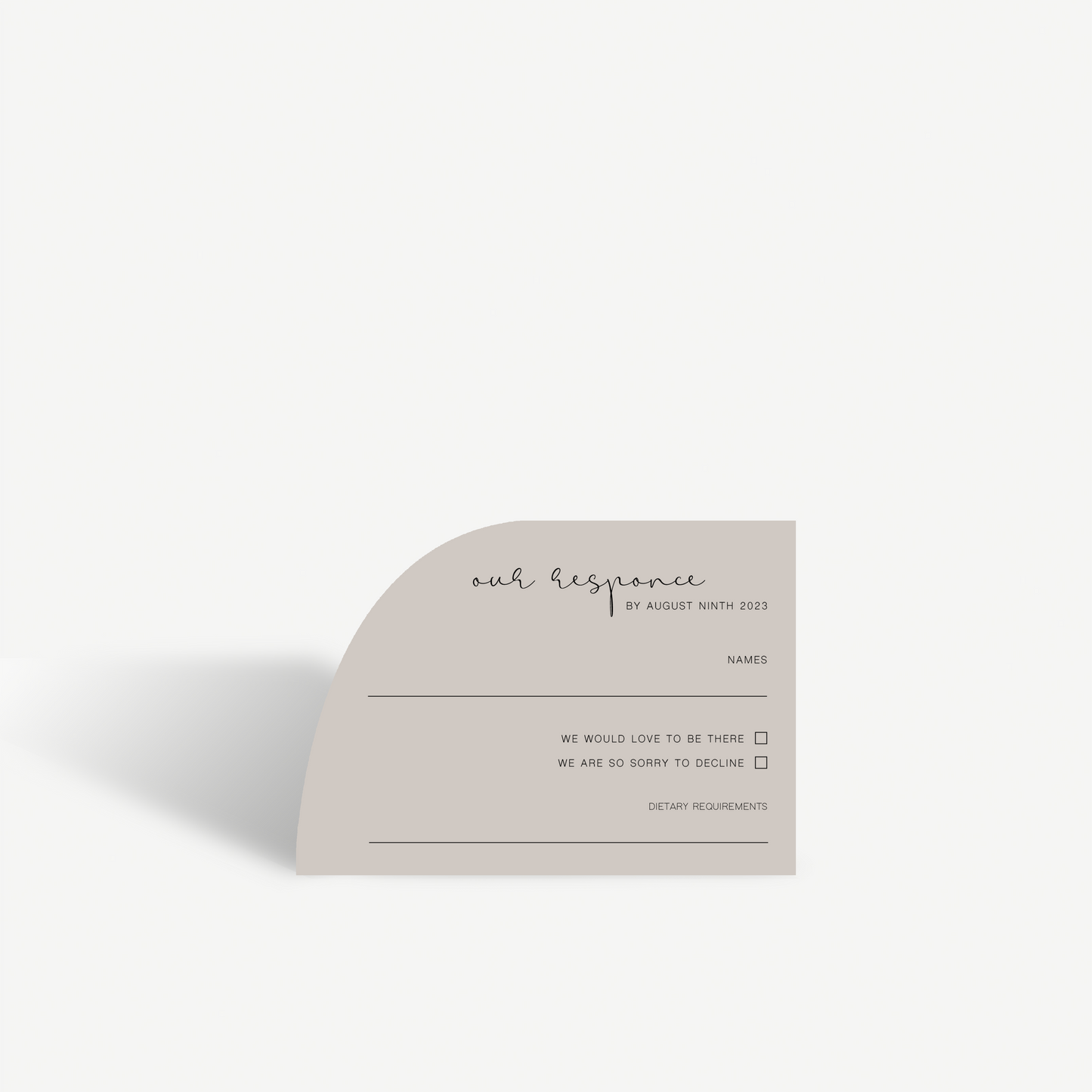 Charlee | RSVP Card