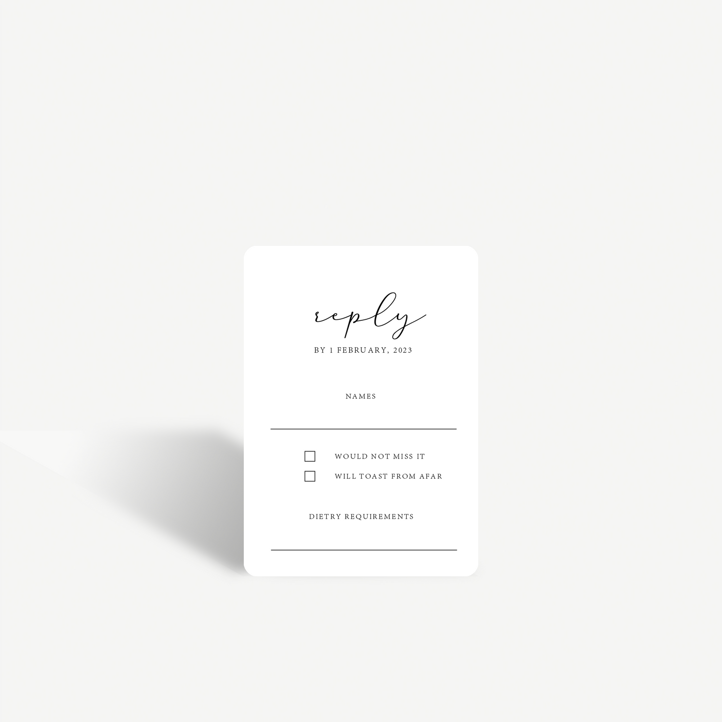 Madi | RSVP Card
