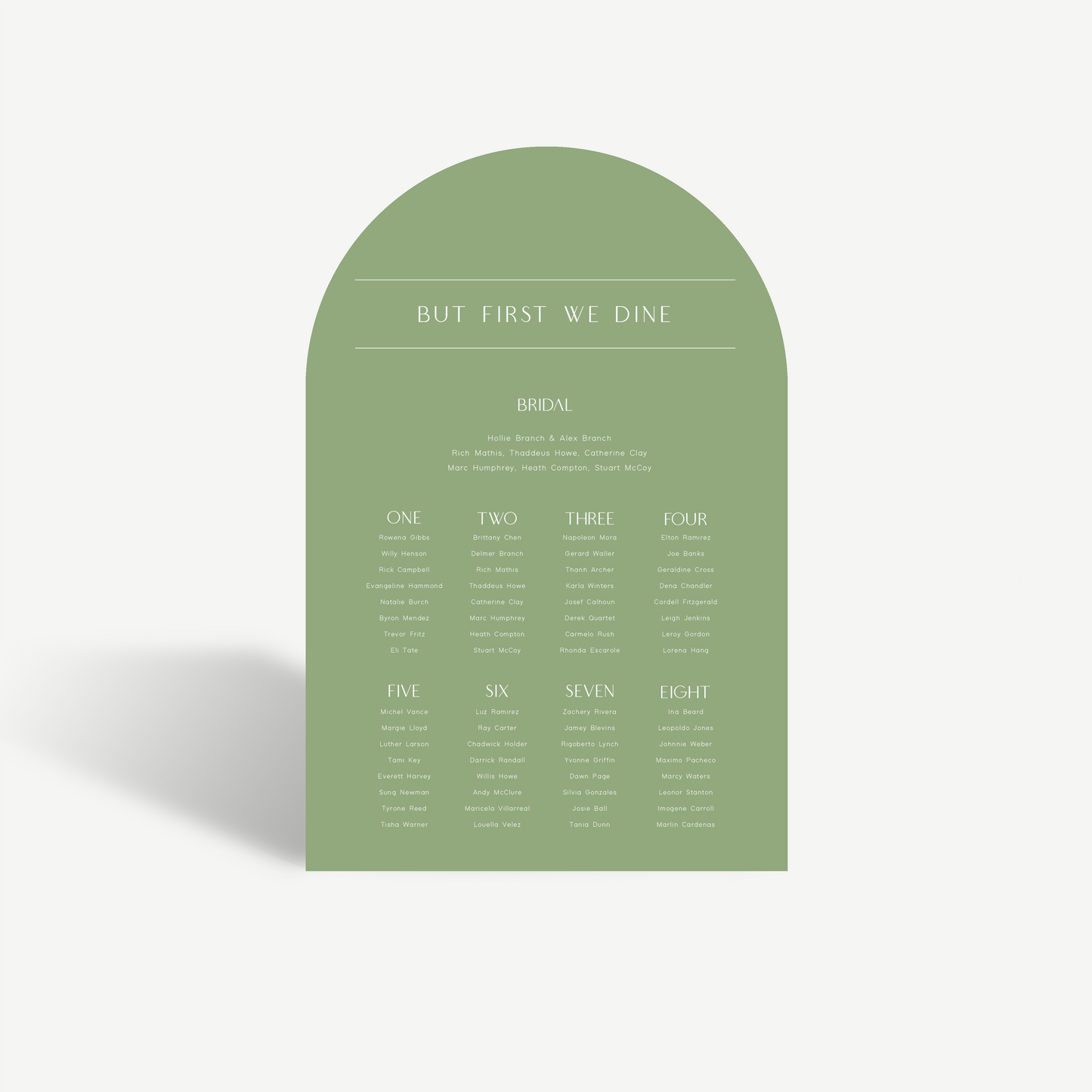 Zara | Seating Chart