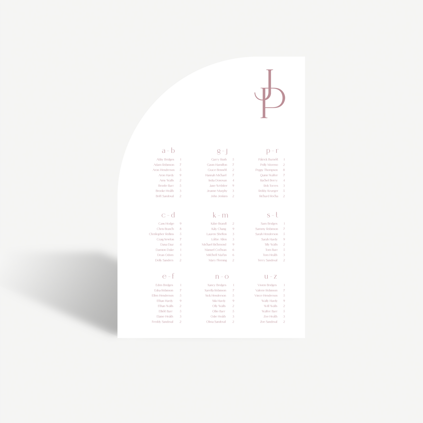 Cleo | Seating Chart