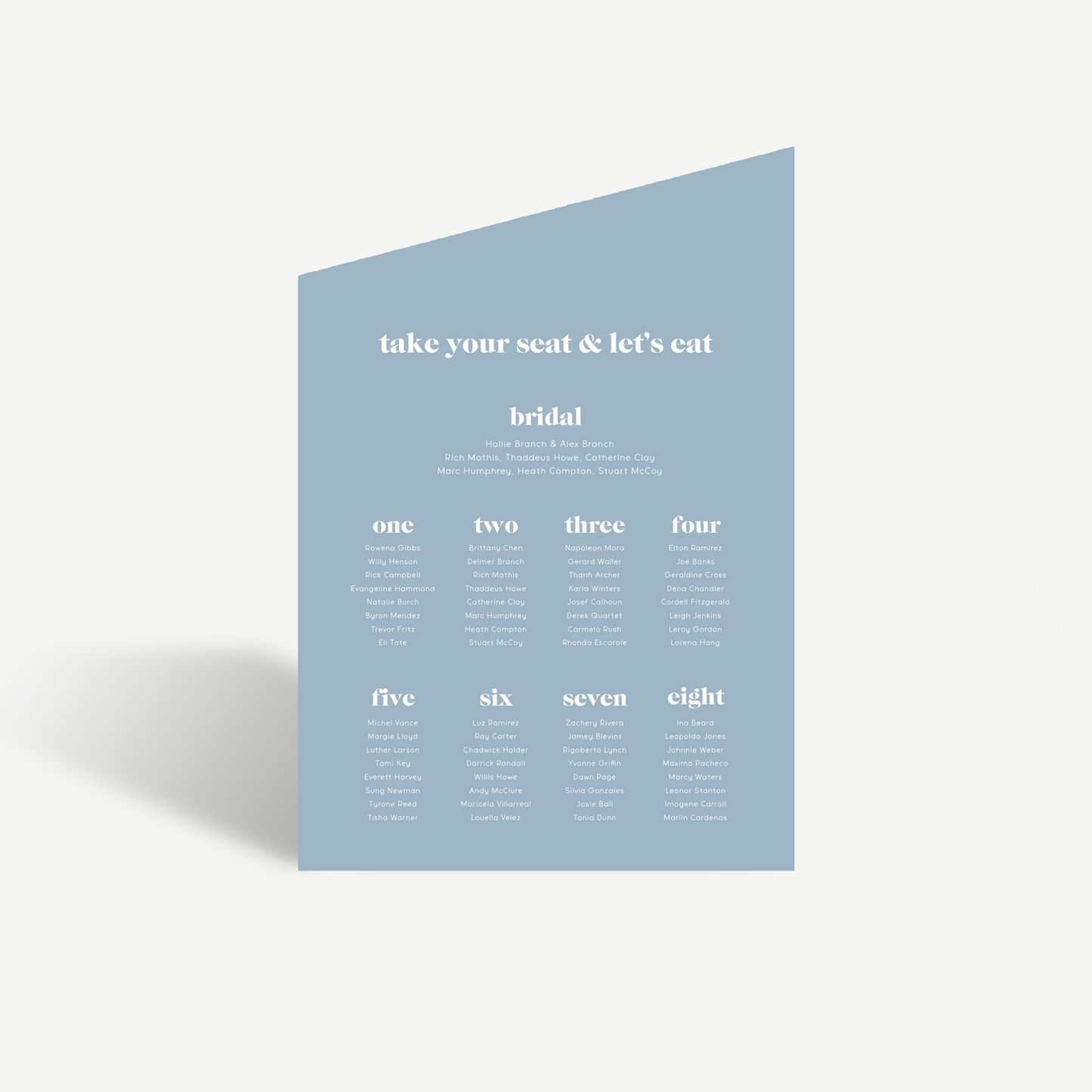 Daisy | Seating Chart